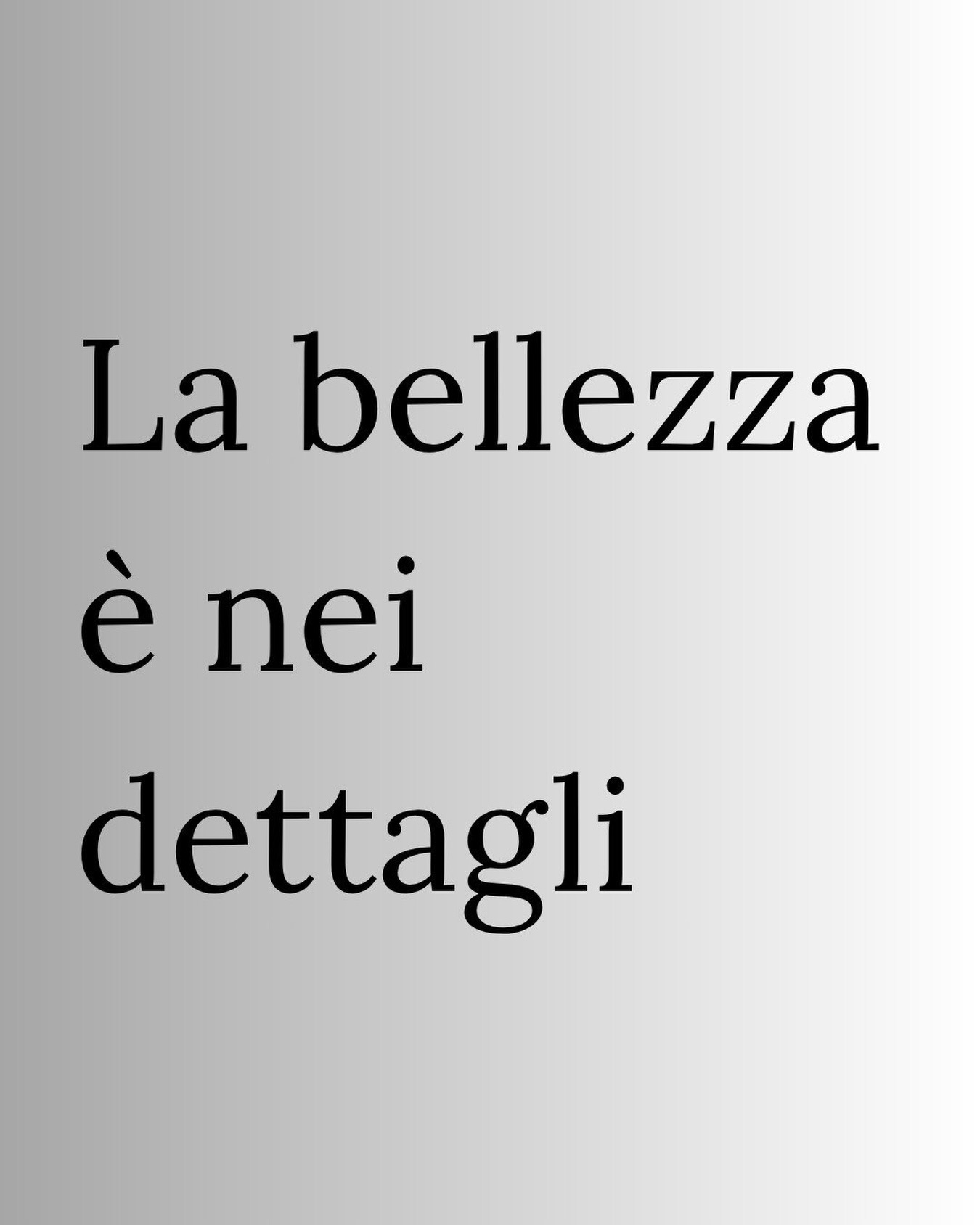Questione di prospettiva. 🔎
Perché la perfezione è fatta di piccoli, infiniti dettagli.