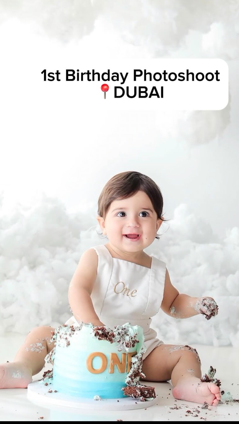 A milestone worth capturing beautifully ✨
1st Birthday Photoshoot 📍Dubai