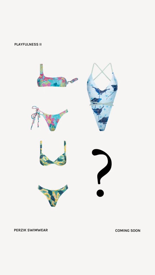 COMING THIS SPRING!
Adding a completely new style to our Playfulness Collection. What shape do you think we were missing?
#perzikswimwear #swimwear2026 #newitems