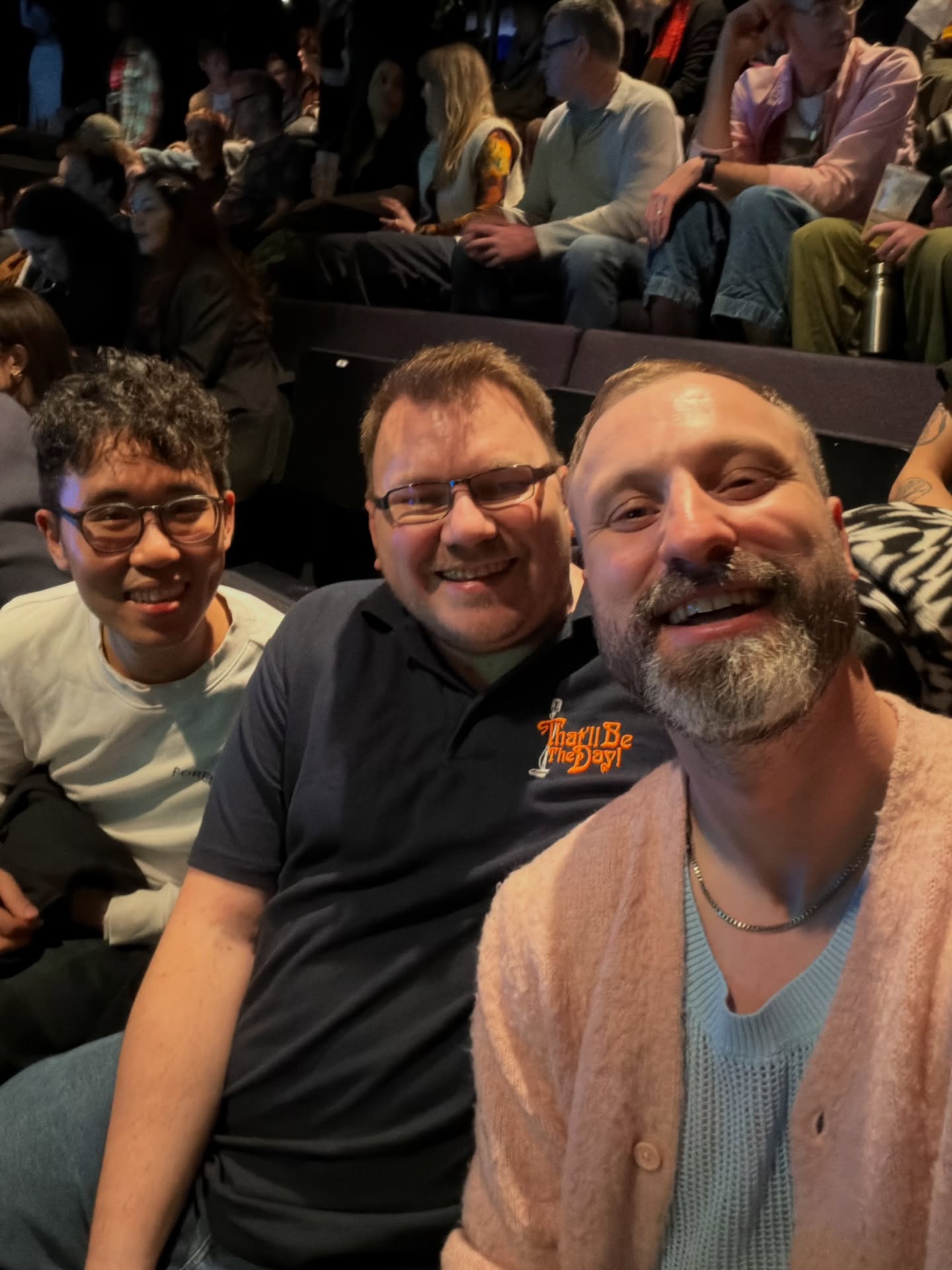 Just three theatre girlies at @sohotheatre last night at the @rikilindhome press night. What babes @operationlivetheatre @pinkprincetheatre