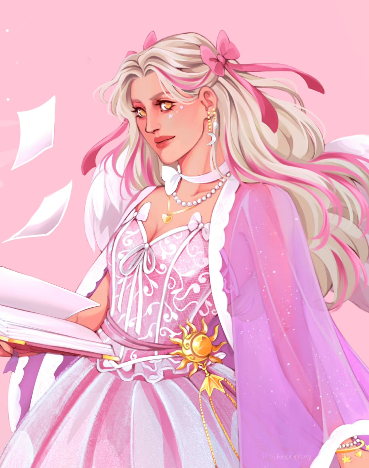 Philomena
D&D Character Art for @fountain_writes
I had so much fun designing this one and Jessica is amazing 🌸✨
#dungeonsanddragons #characterart #artcommission #characterdesign #illustration