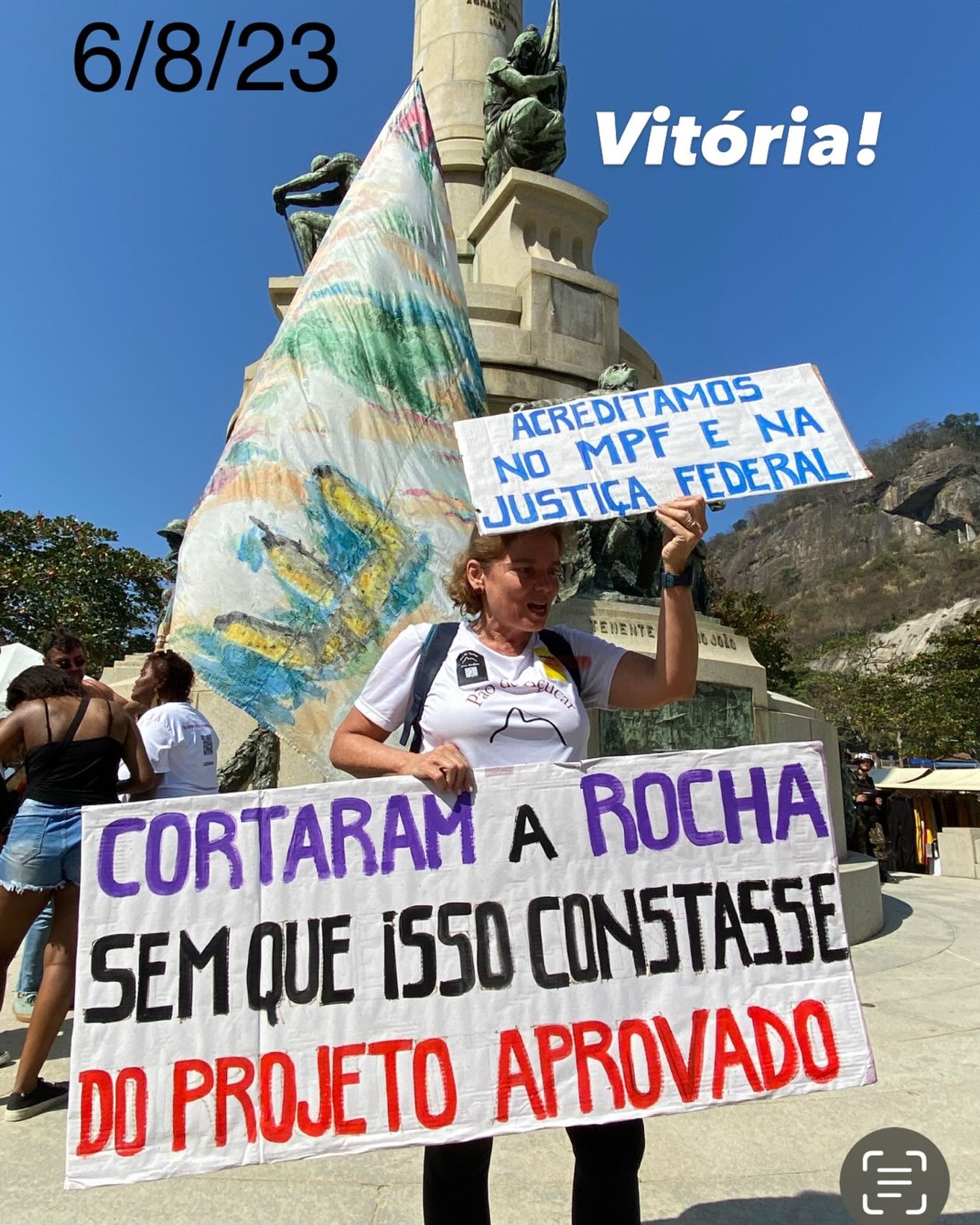 Vitória da mobilização! 🌿
A Justiça reconheceu o que a população já vinha dizendo: contrariando as diretrizes da Unesco para sítios do Patrimônio Mundial, não houve consulta à população sobre a obra no Pão de Açúcar.
Quando os impactos começaram a aparecer, a Amour, a Alma, os montanhistas e a sociedade civil se uniram no movimento *Pão de Açúcar Sem Tirolesa* (@paodeacucarsemtirolesa), realizando diversas manifestações em defesa do nosso patrimônio.
Essa é uma conquista coletiva! Seguimos atentos e mobilizados. 💚
#paodeacucarsemtirolesa
#mpf
#unesco
#amour
#alma