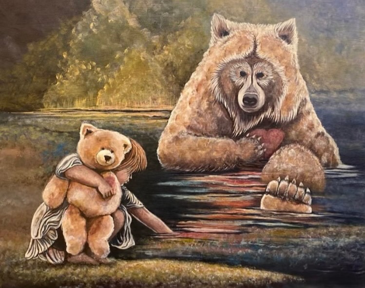 “Soul” acrylic on canvas 36x24
This one’s inspired by my dear, loving, supportive dad Norbert. Today he would have turned 80.