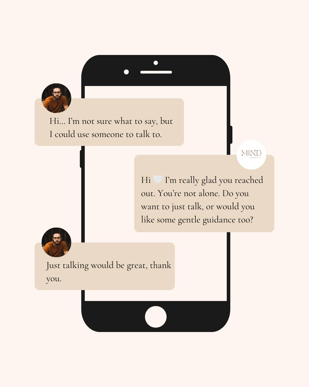 💬 You don’t have to figure this out alone
I know how isolating it can feel when your mind is full of thoughts you don’t want to share. That’s why I’ve added a safe space where you can message me directly on WhatsApp, just to talk, share, or be heard.
No pressure. No judgment. Just someone who will listen.
You can start a conversation anytime:
👉 Using the link in the bio.
You are not alone. You are seen. You are heard. 💛
#MentalHealth #MindAndSanity #YouAreNotAlone #ItsOkayToTalk #Support