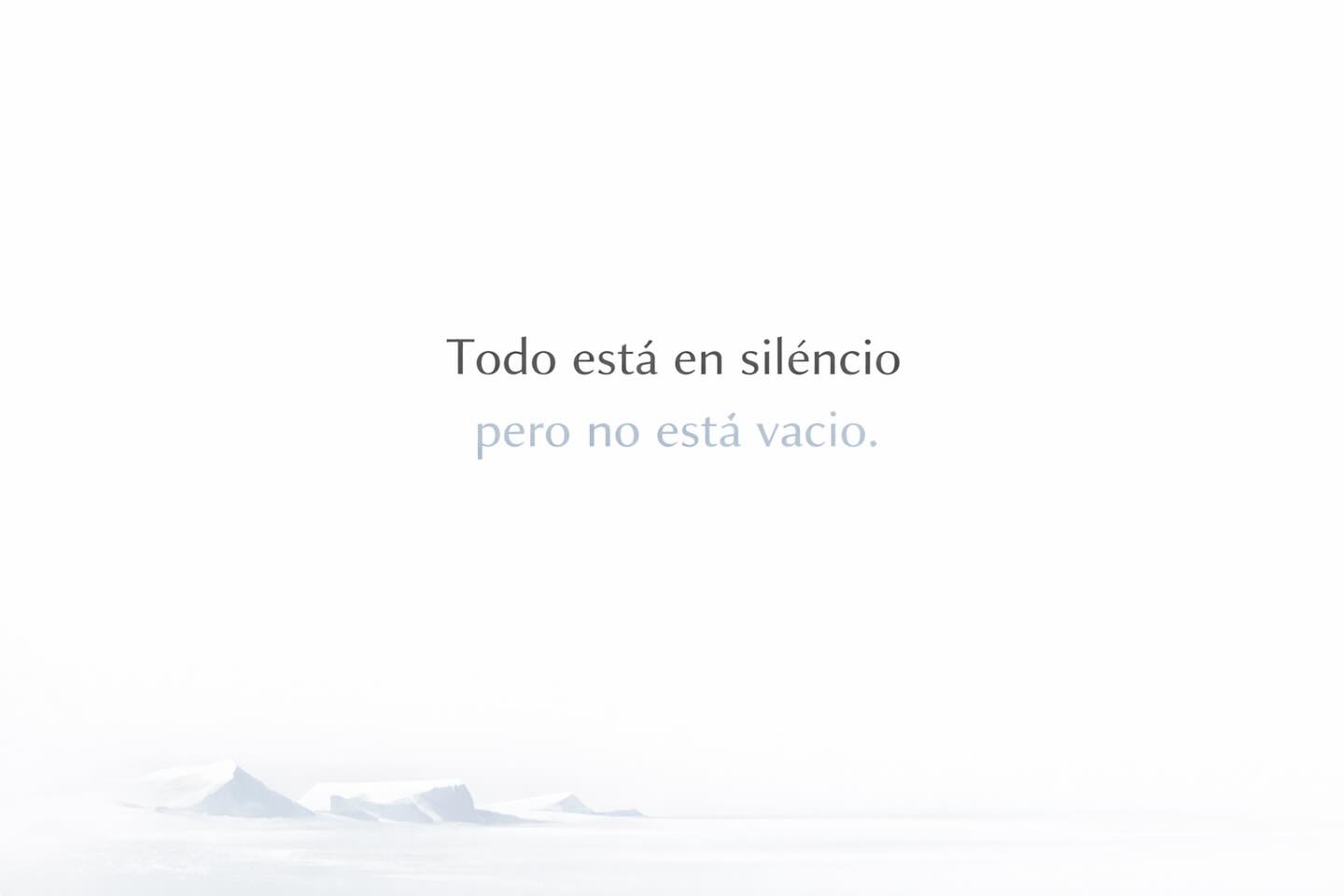 Hay silencios que contienen todo.