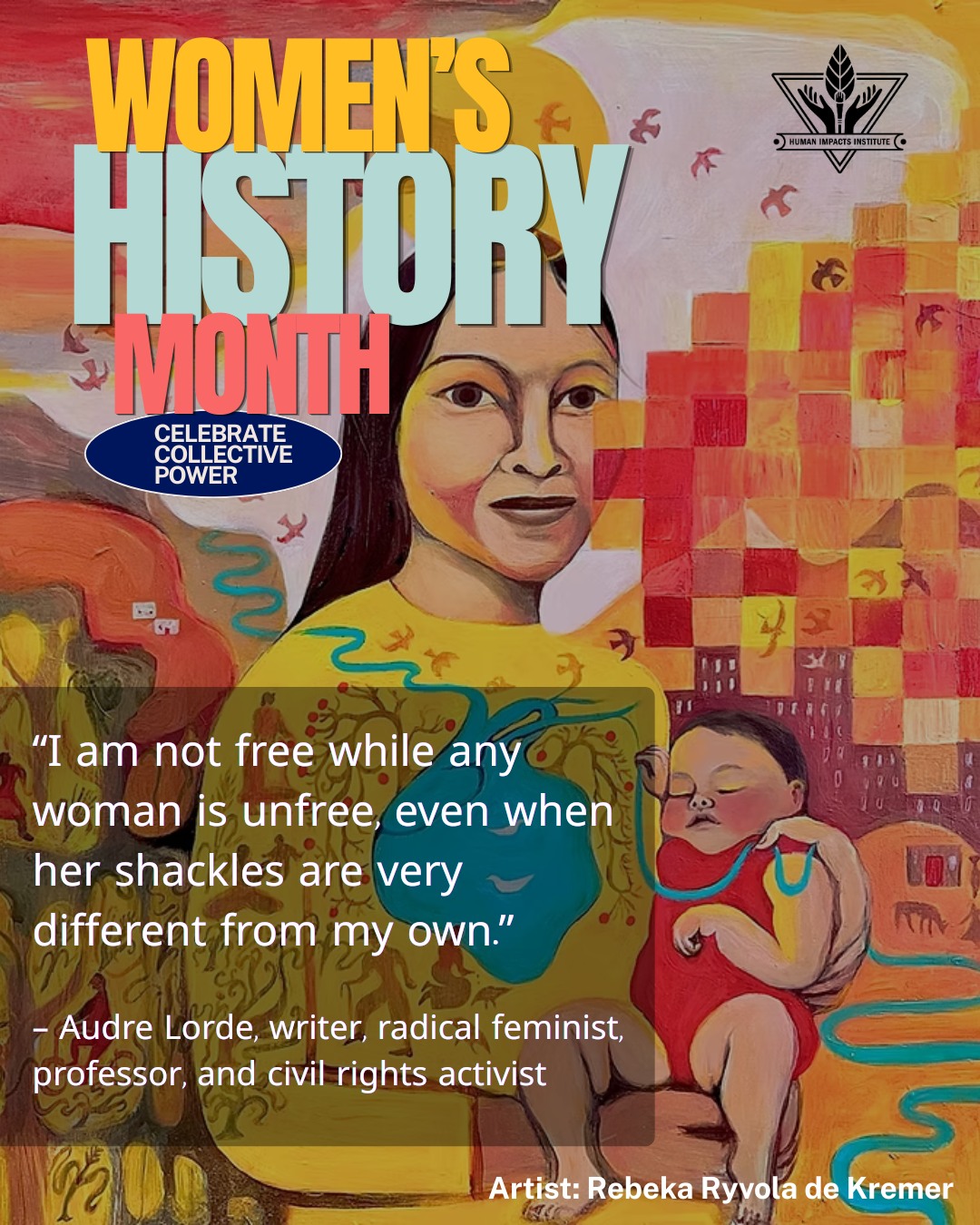 🙏 As we wrap up March we reflect on another year of honoring the women who shape our world and inspire future generations. We are so grateful to all the women, from our collective crew members, to artists, fellows, environmental movement leaders, and youth we cannot do what we do without you. 💚 Thank you for all that you do!
Artist: Rebeka Ryvola de Kremer
#EveryMonthisWomen'sHistoryMonth #womenshistory #womenleaders