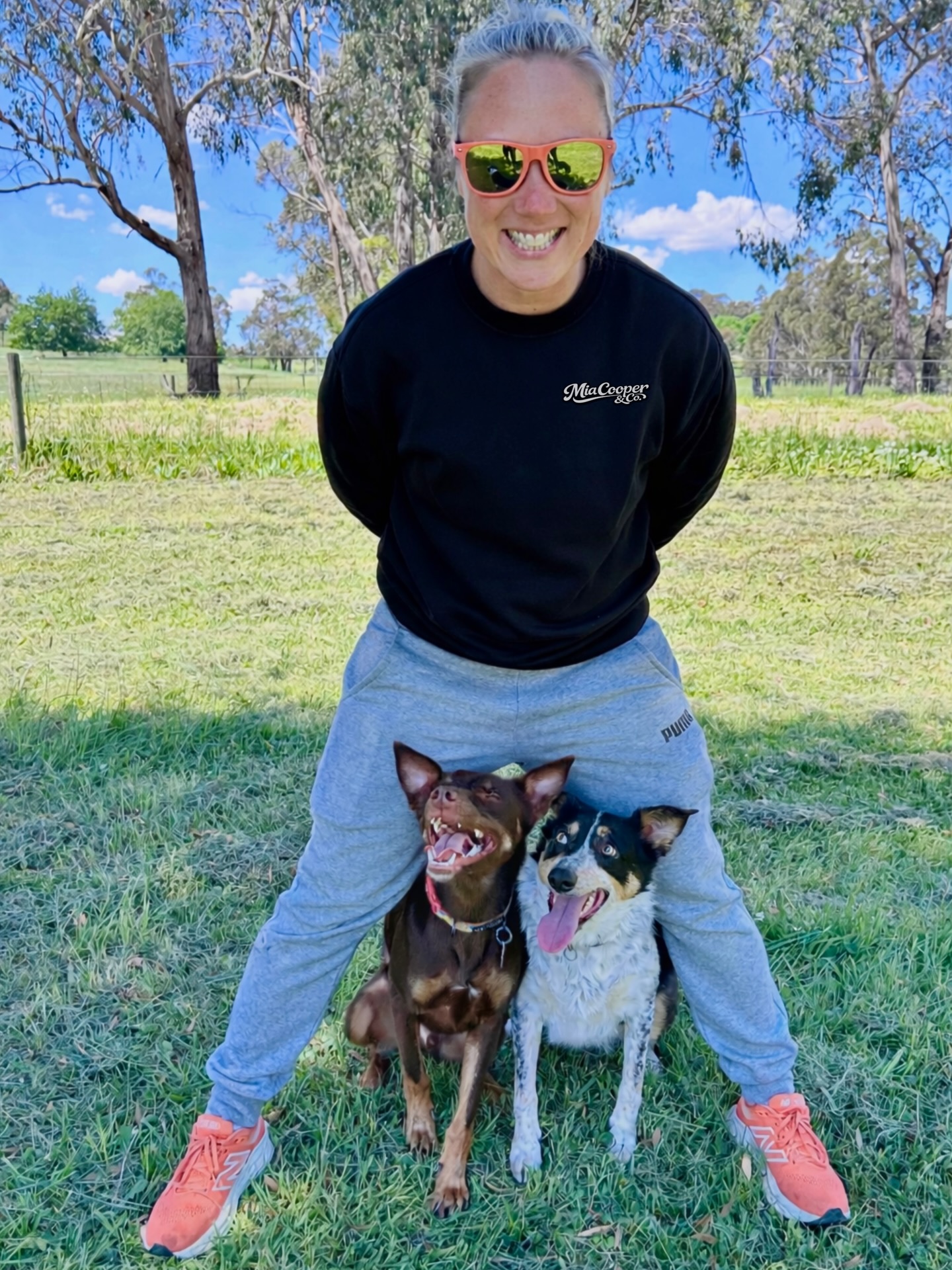 Most metalwork businesses are fabricators first. We’re pet people first.
There’s a difference, and you can see it in our work.
Pets aren’t a side category for us. They’re the reason we do what we do.
Mia Cooper & Co specialises exclusively in pet memorials and pet-inspired metal art. Not as a side hustle. Not as an add-on to a broader fabrication business. It’s all we do.
We’re an Australian family business. We live with dogs. We rescue animals. Our days are shaped around them.
That’s not a marketing line. It’s just our life.
And we think it shows, in our work itself, and in what it feels like to deal with us.