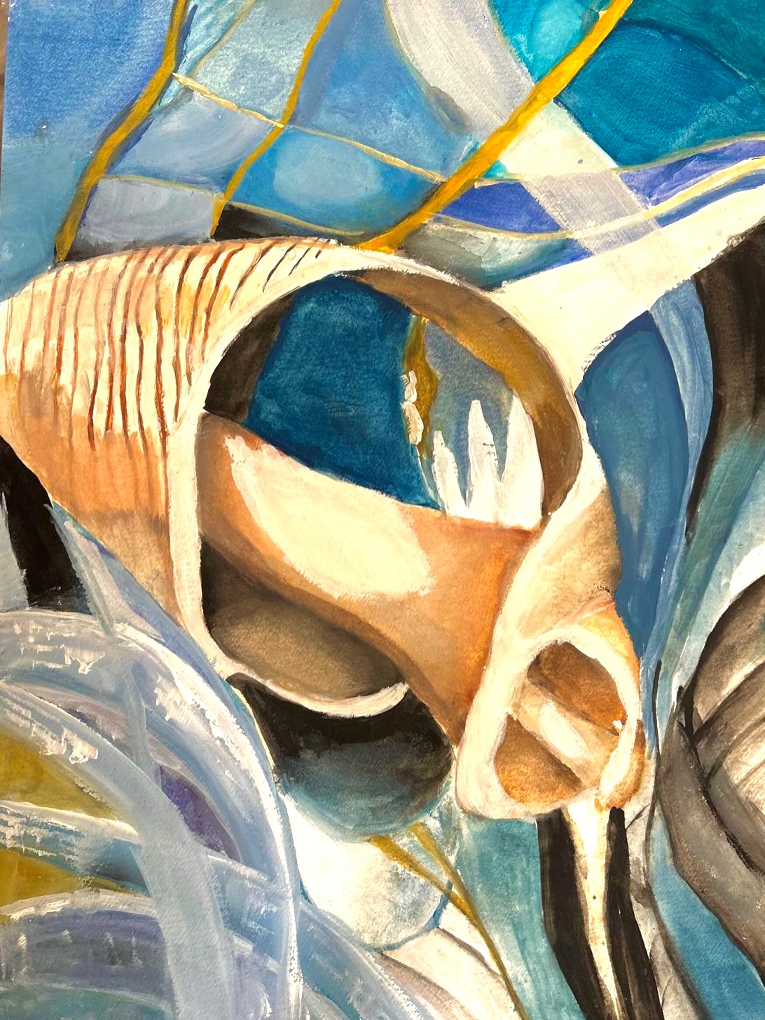 Abstract Shells 🎨🐚
Our junior students have been exploring how to create striking abstract compositions by zooming in and discovering unexpected details. This project focuses on building strong painting skills using gouache, while experimenting with line, tone, pattern, and texture.
As a result they’ve developed their confidence in blending and mixing colours, creating rich and dynamic outcomes along the way.
Wonderful results and beautiful outcomes ✨
#kidsart #kidsartclass #enfield #londonart #enfieldmums