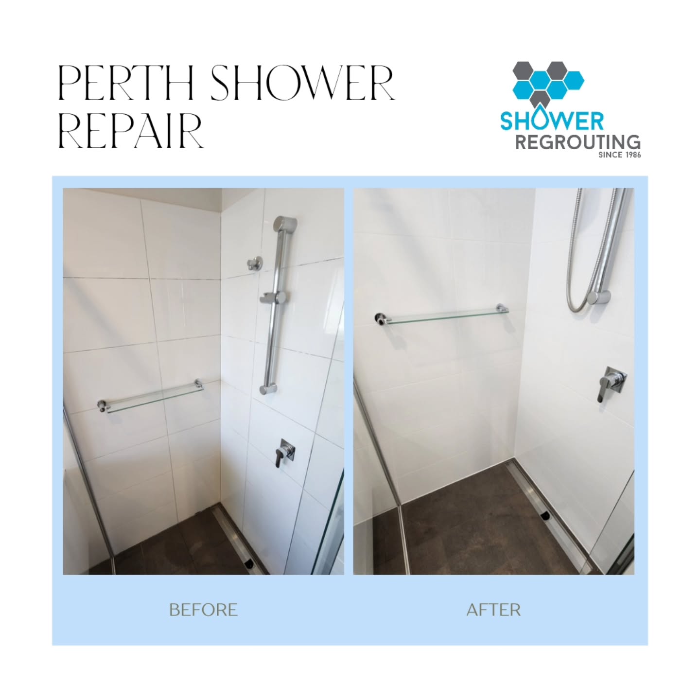 🛠️ Why Proper Regrouting Matters
A common shortcut is applying new grout over existing material or not removing it to sufficient depth.
This often leads to ongoing issues, including persistent leaks and premature failure.
A proper regrouting process involves full removal of deteriorated grout before replacement, ensuring a long-lasting and reliable result.
Quality workmanship makes all the difference.