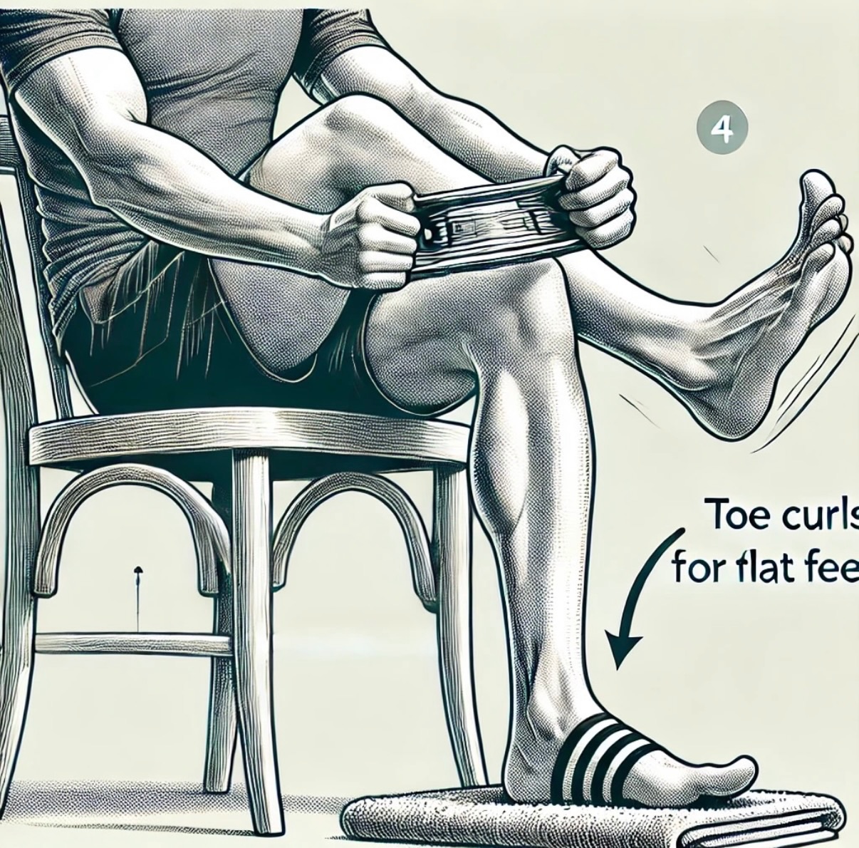Stronger feet = better balance.
Try slow Toe Curls today.
How to do Toe Curls:
Sit on a chair.
Place a towel flat on the floor in front of you.
Use your toes to grip and pull the towel toward you.
Repeat 10–15 times per foot.
#feetlove #footexercise #feettreat #yogaubud