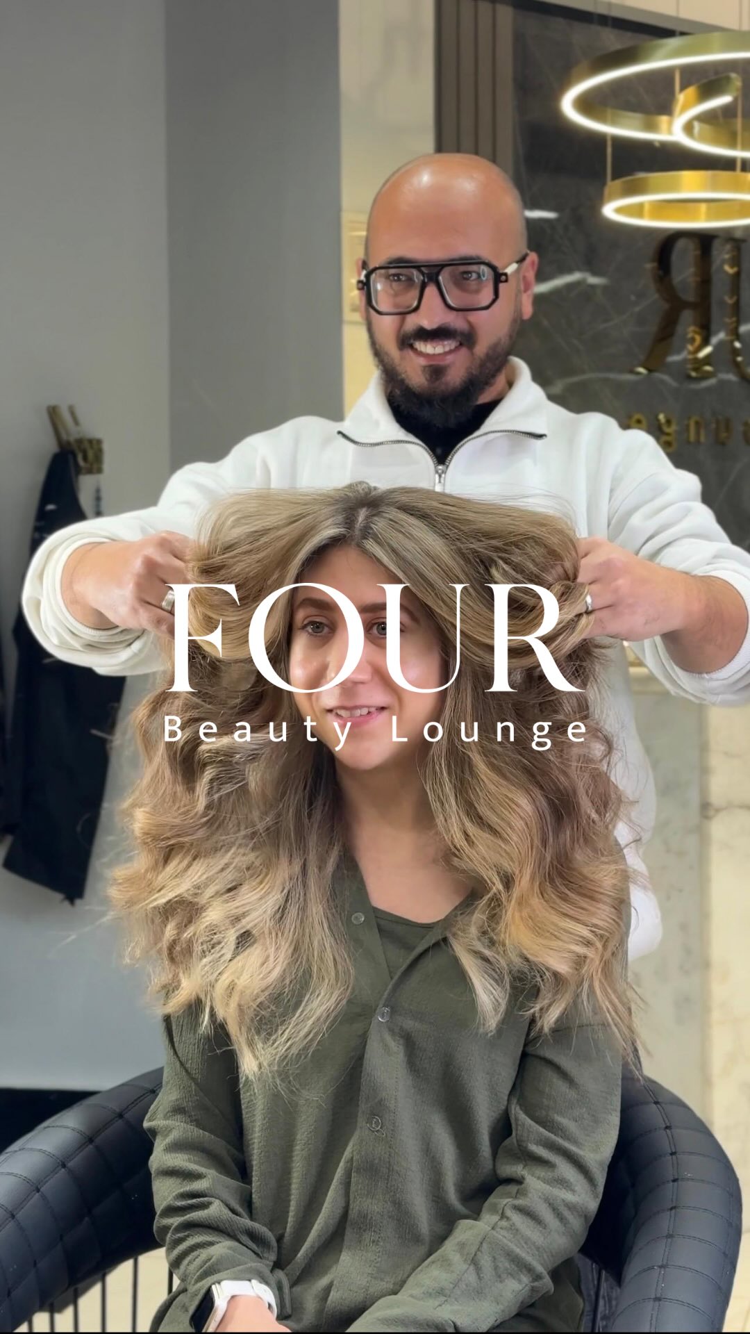 From ordinary to “where did you do your hair?” 😉 Hair color by Islam @fourbeautylounge #strokesofperfection