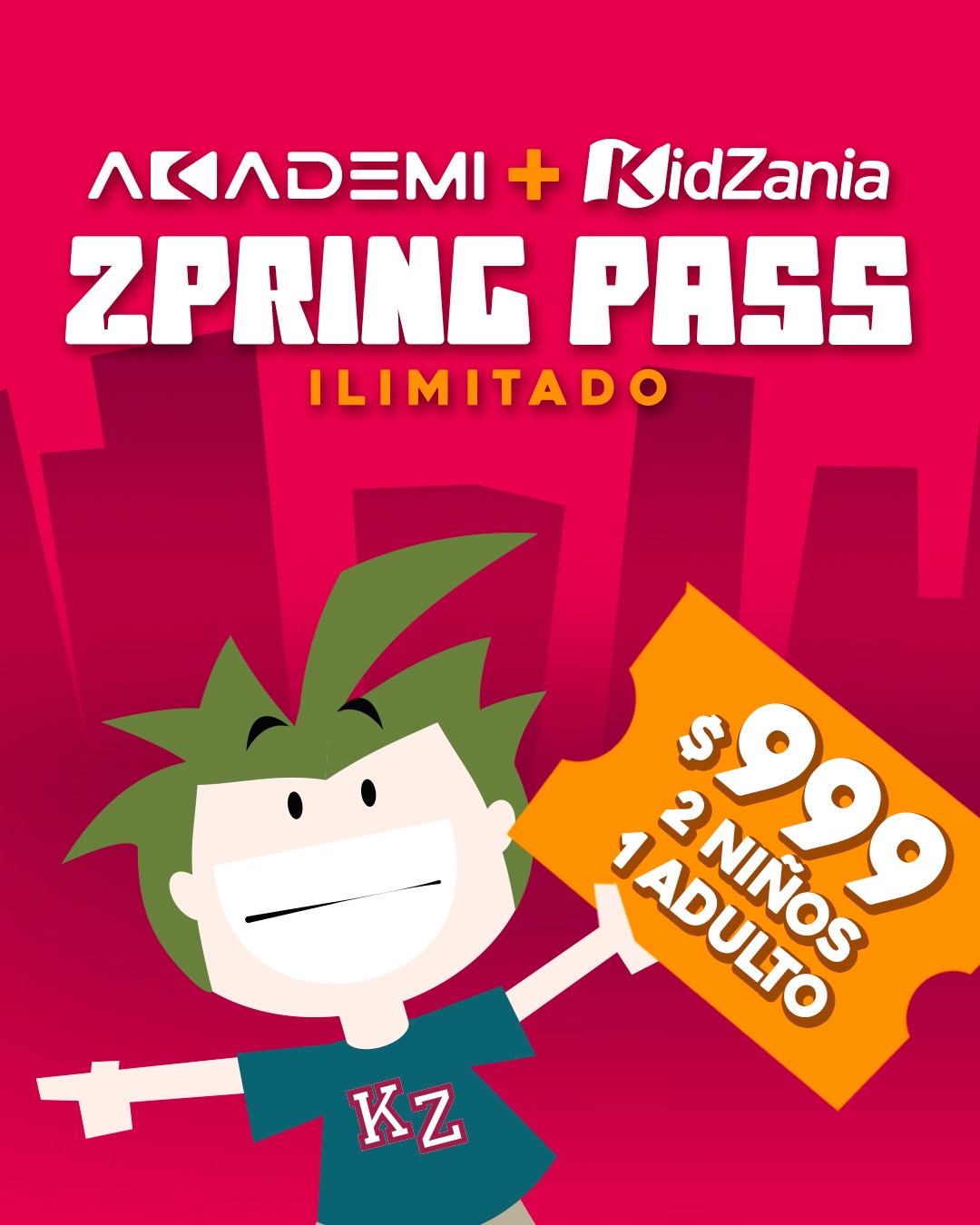 Vacaciones? El mejor lugar para todos aquellos pequeños @kidzaniamexico tiene una súper promoción