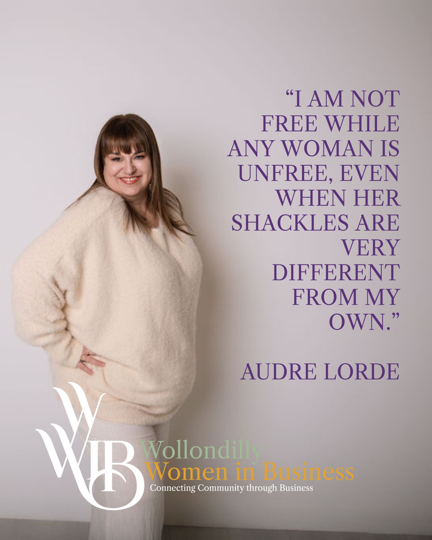 “I am not free while any woman is unfree, even when her shackles are very different from my own.”
Freedom isn’t individual. It’s collective. It’s not just about the opportunities in front of us personally, it’s about the systems, barriers and realities still facing women in different industries, different cultures, different stages of life.
Some women are navigating pay gaps.
Some are rebuilding after violence.
Some are carrying invisible loads at home while building visible success in business.
Some are still fighting simply to be heard.
International Women’s Day isn’t only a celebration. It’s a reminder. Our progress is interconnected. When one woman gains access, confidence, safety or opportunity, it matters. When one is held back, it matters too.
At WWIB, community isn’t just networking. It’s solidarity. It’s using our voice, our platforms and our influence to widen the path, not just for ourselves, but for others walking behind us.
www.wwib.com.au
📷 @tenillesalmonsoulimages
#internationalwomensday #wollondillywomeninbusiness #womensupportingwomen