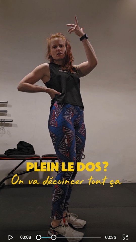 Notre bas du dos manque souvent de mouvements plus que de repos.
Voici quelques exercices simples et efficaces pour :
→ redonner de la mobilité à la colonne
→ faire circuler
→ relâcher les tensions
Quelques minutes, lentement, en respirant… c'est déjà pas mal. (Alors non ça ne remplace pas dès séances de renfo, mais le but c'est de bouger !).
Teste ça chez toi !