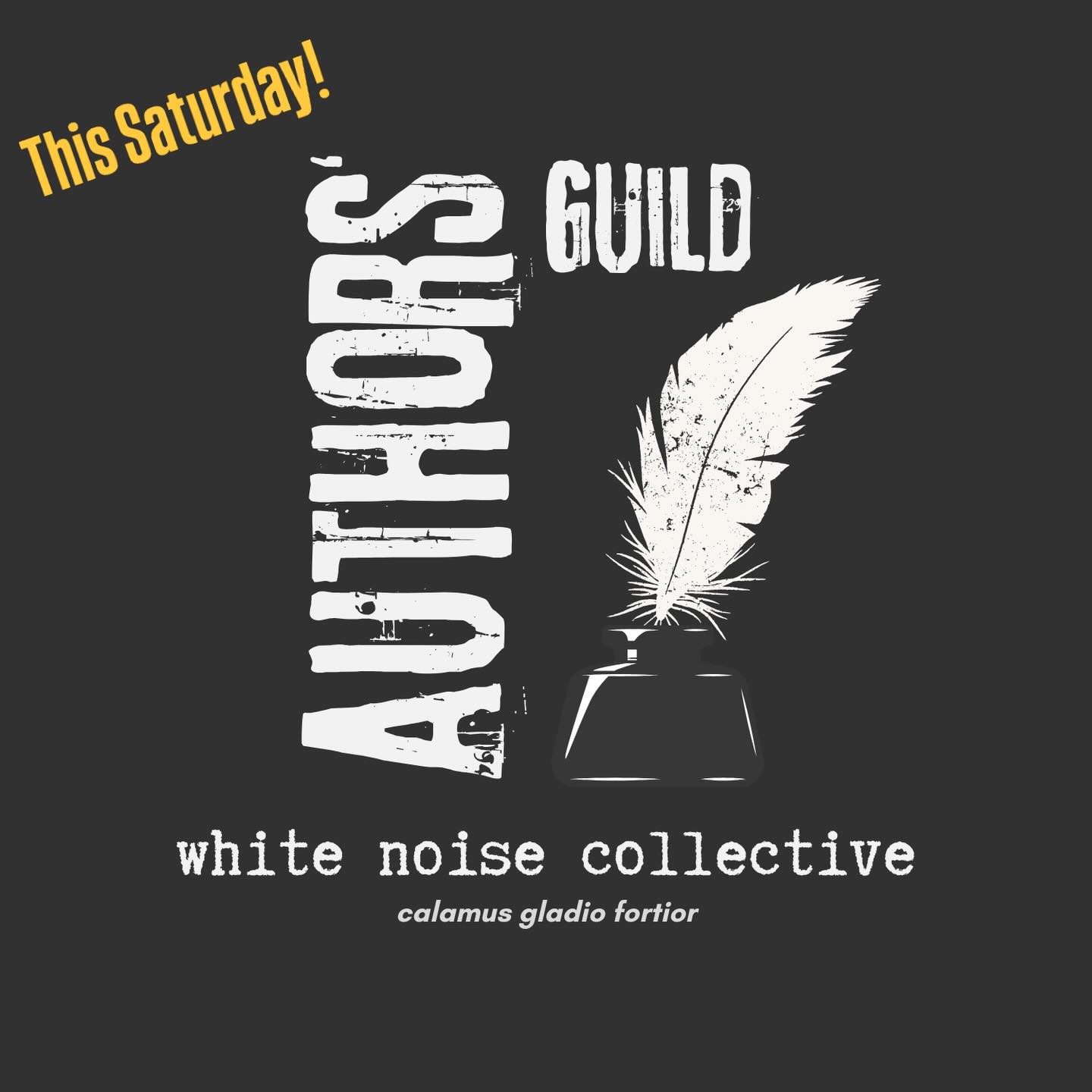 Promo for the Authorsā Guild:
The White Noise Authorsā Guild is meeting this Saturday! Hang out, grab a delicious cuppa, and chat about the craft with friends. Share your current WIP and get feedback if you want. We may even play a new version of the 10-minute writing prompt game, so bring your writerly stuff!
Hereās the deets:
White Noise Authorsā Guild
First Saturdays
@ Homestead Manor House, (2nd floor) 8-9:30 a.m.
(4683 Columbia Pike)
See you there!