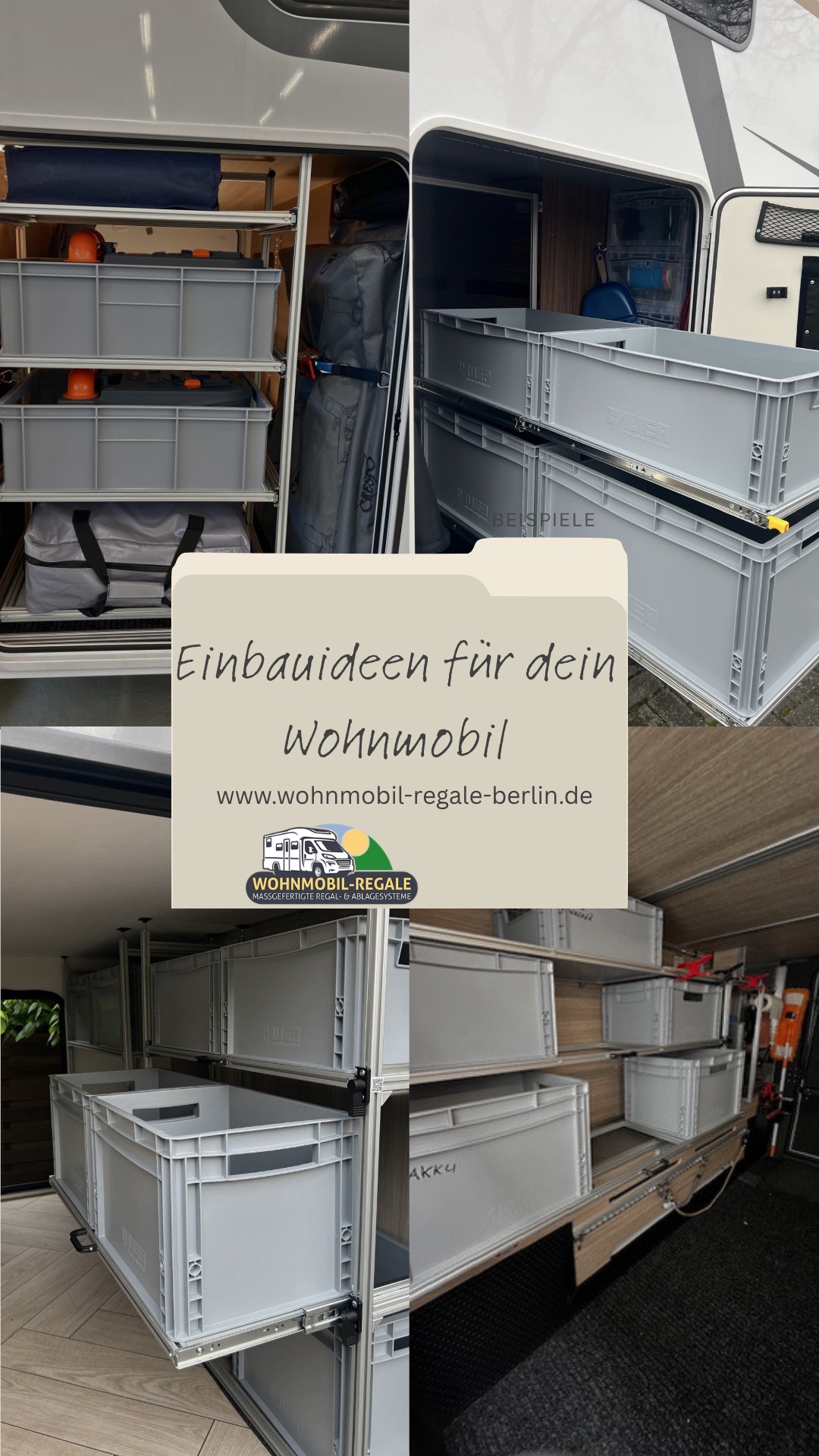 Einbauideen für dein Wohnmobil
Wir zeigen euch heute ein paar durchdachte Ausbauideen für Wohnmobile und Kastenwagen. Von cleveren Stauraumlösungen bis hin zu praktischen Details für unterwegs.
Unser Fokus: funktional, platzsparend und trotzdem richtig gut durchdacht
👉 Noch mehr Einbaubeispiele findet ihr auf unserer Webseite: www.wohnmobil-regale-berlin.com
Welche Idee würdet ihr bei euch umsetzen? Schreibt’s uns in die Kommentare 👇