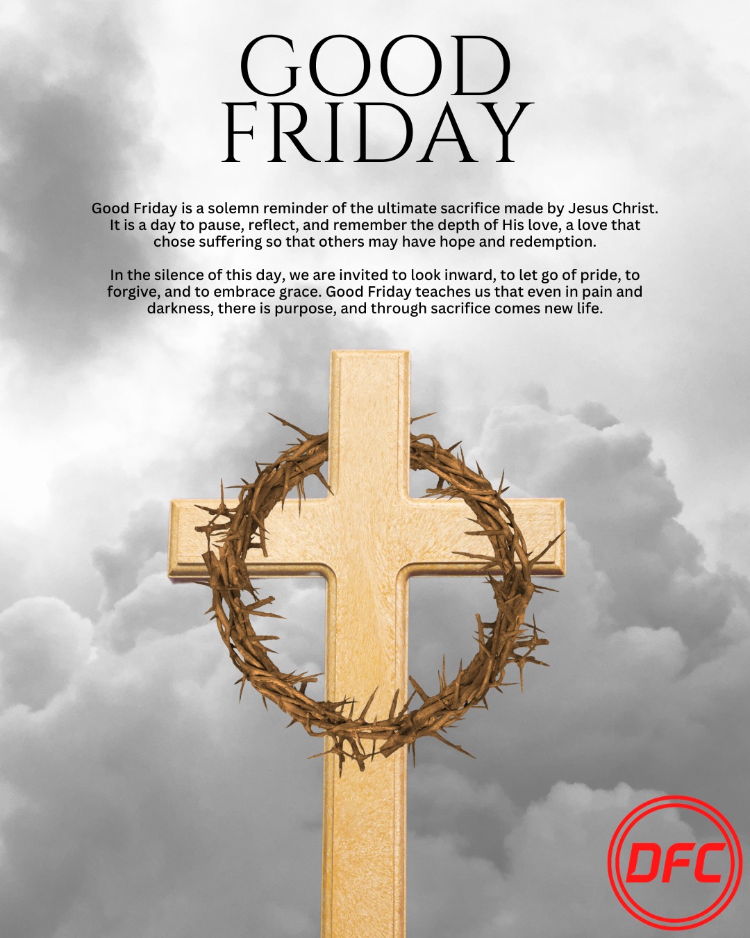 Good Friday 🖤
A day of reflection, sacrifice, and love beyond measure. Through the suffering of Jesus Christ, we are reminded that even in the darkest moments, hope is never lost.
Take a moment today to pause, reflect, and be grateful.
#TheDisciplineFitnessCoach