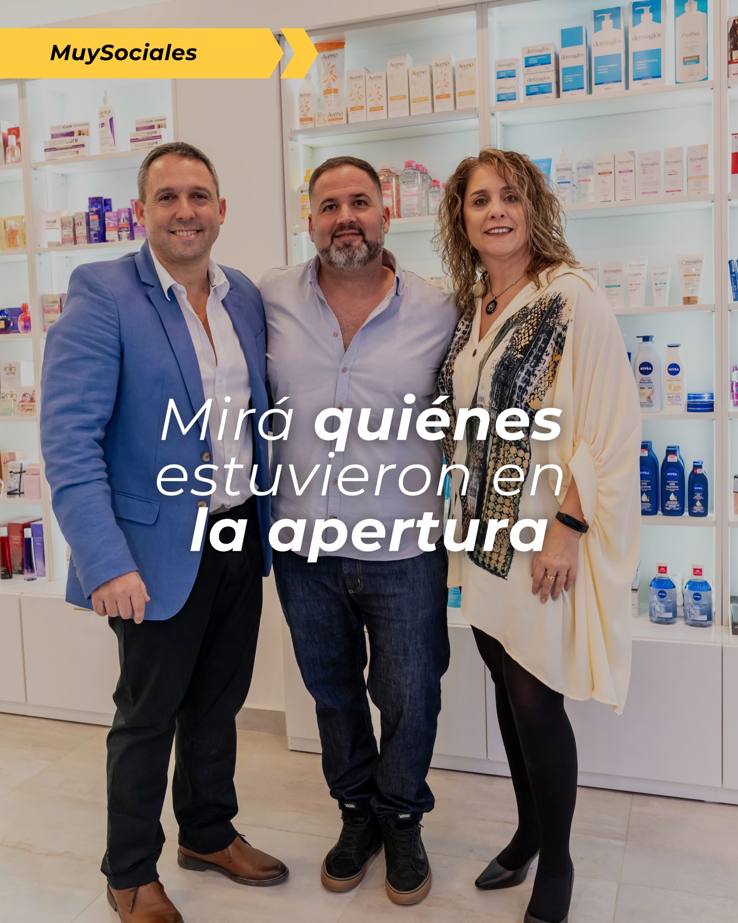 LAMUY presente en la inauguración de @farmaciasansalvador_ush 📸
Una noche especial en la ciudad,
con muchas caras conocidas.
👀 Mirá hasta el final
y encontrate.
Y si no estás…
🙌🏻 esperá el próximo post de sociales.