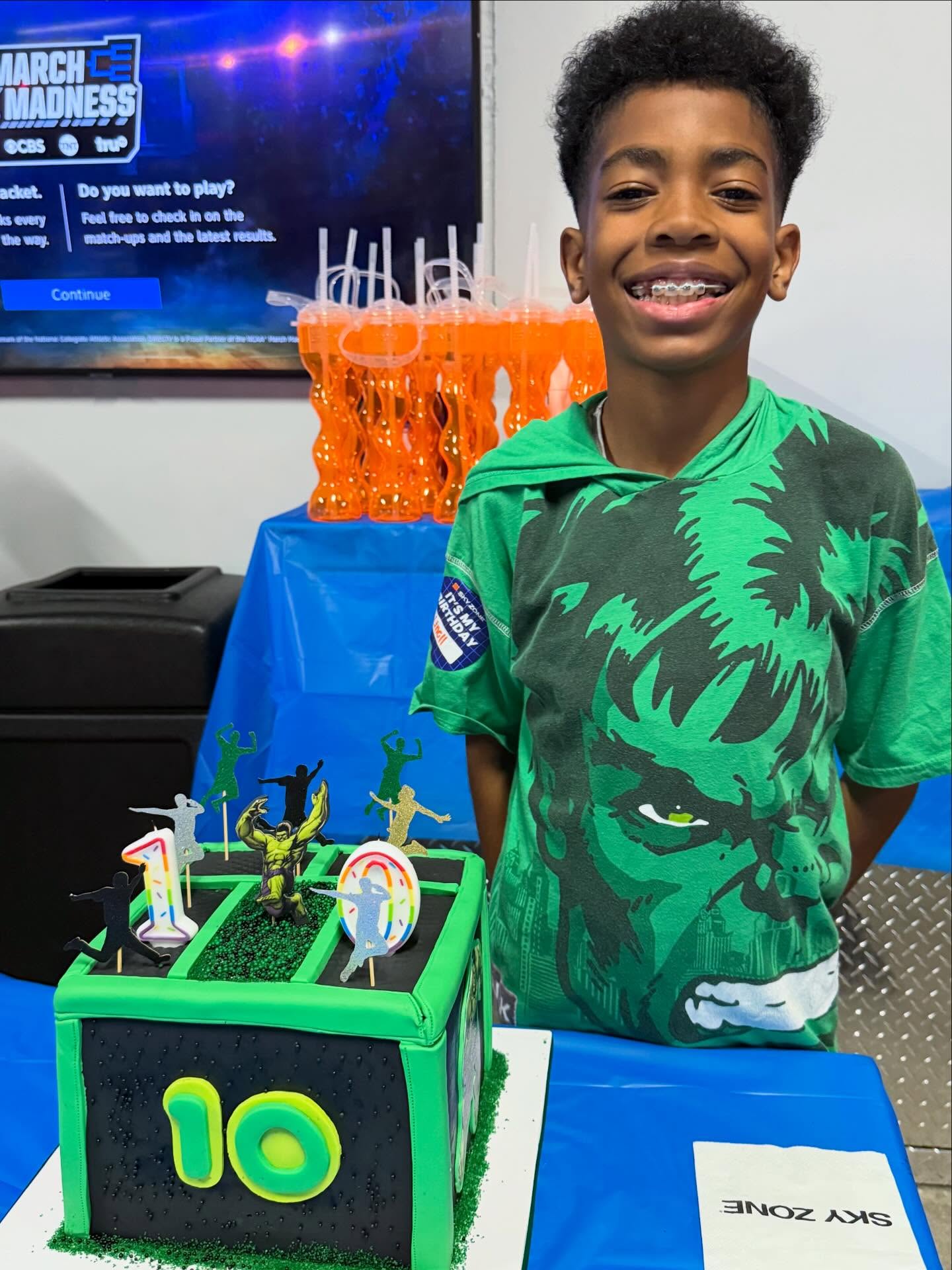 My nephew and his cake๐ ๐๐๐ค
#doubledigits