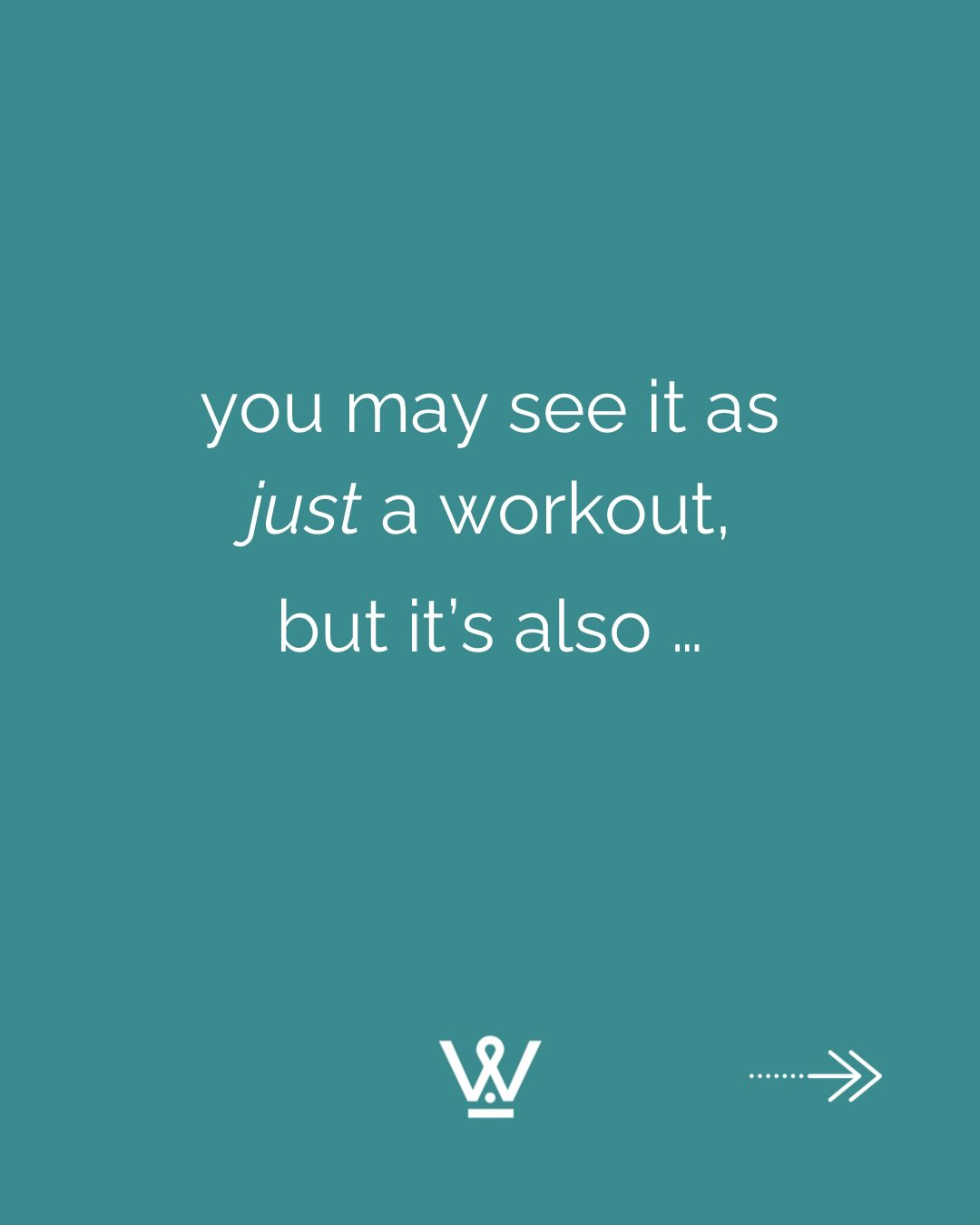 It’s never *just* a workout, Warriors.
What else does your training give you?