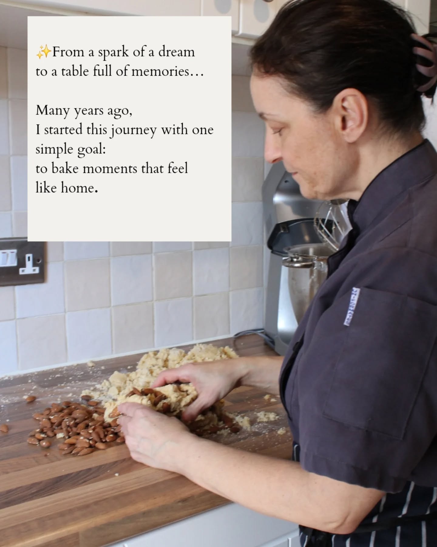 From a spark of a dream to a table full of memoriesā¦
I started this journey many years ago, inspired by the magic of home, family, and the timeless joy of baking.
With hard work, patience, and a little bit of love, Iāve built a brand that tastes like home, authentic, comforting, and professional.
Every biscuit, every slice of cake, every gingerbread creation carries a story⦠of heritage, care, and a touch of magic.
Because at Ariaās Cakes, itās never just a treat. Itās a moment, a memory, a connection.
š Hereās to sharing that magic, one bite at a time.
āØļøFeatured in The Artisan Founder Link in my bio