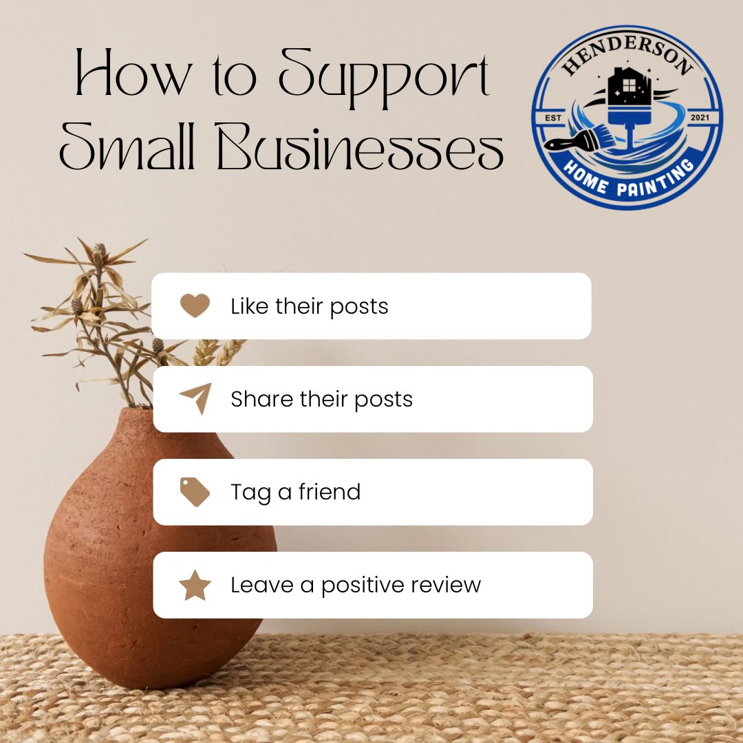 Today, we’re celebrating National Mom & Pop Business Owners Day!
At Henderson Home Painting, it all begins with Tonya and Chad, who dedicate their hearts to this business every single day.
From the crack of dawn to the quiet of night…
From bustling job sites to friendly customer calls…
From major decisions to the tiniest details…
They do it all to ensure every home we touch is done with the utmost care.
This isn’t just a business—it’s their passion, their livelihood, and their way of giving back to our community.
If you’ve ever worked with us, you’ve felt it.
The care. The pride. The unwavering commitment to doing things the right way.
Today, we want to express our heartfelt gratitude to Tonya and Chad for creating something truly special—and to all the other mom & pop business owners out there who are working tirelessly every day.
Support small businesses. Support local businesses. It truly makes a difference.
#MomAndPopBusinessOwnersDay #SupportLocal #HendersonHomePainting #SmallBusinessOwners #FamilyBusiness PaintWithPurpose