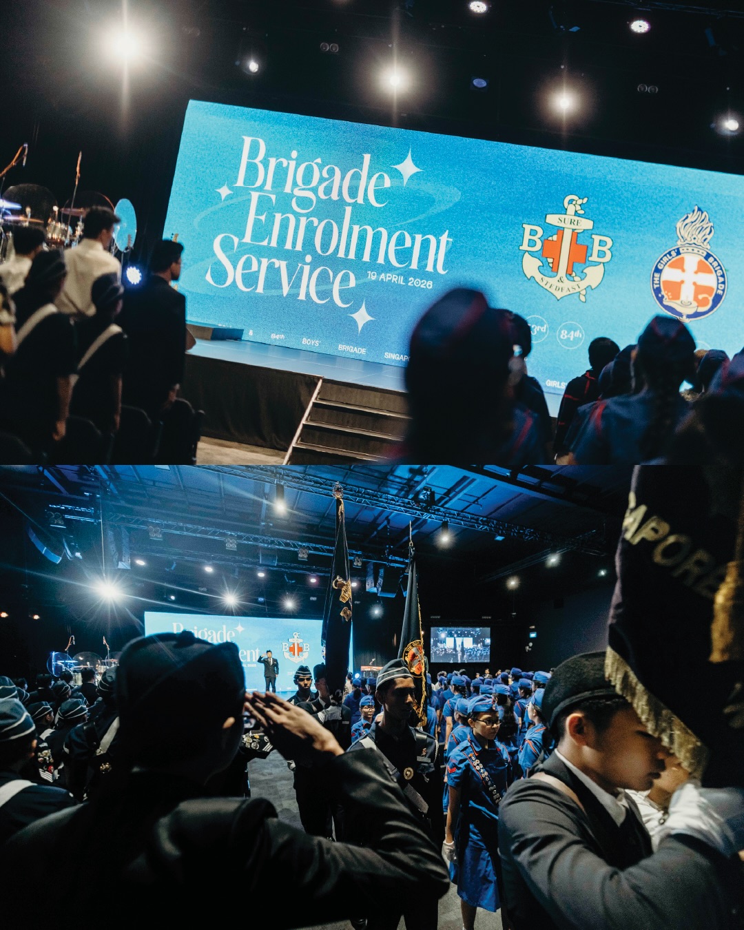 #BRIGADEENROLMENT26 | Back on our homeground, with the Boysโ and Girlsโ Brigade companies from Bukit Batok Secondary and Unity Secondary (@bb53rd @bb84th @10th.gbsg @19th.gbsg)๐
We witnessed a meaningful leadership handover in the Boysโ Brigade, welcoming Mr Ong Yu Xun and Mr Xavier Cheong as Captains of the 53rd and 84th Companies.
We also heard from Joann Gor, Board Member of Girlsโ Brigade Singapore, and our Youth Pastor, Rebecca Ng, who spoke about putting our hope and confidence in God daily.
And none of this happens without the people behind the scenes. To every teacher, officer, volunteer, parent and partner, thank you for nurturing this beautiful community with so much heart ๐
#bbenrolment #gbenrolment #impactlifesg #youthimpactsg