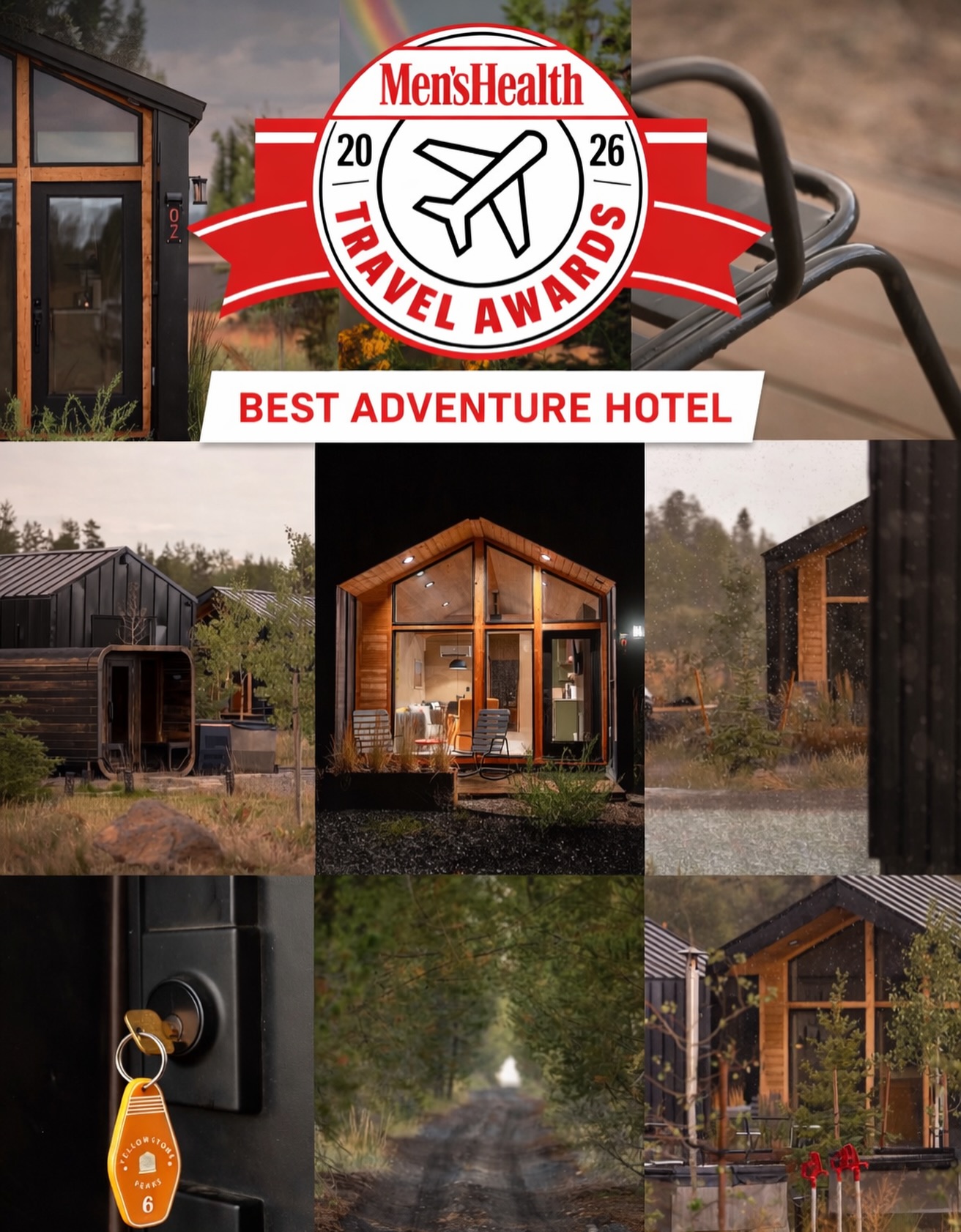 woke up to this and still not over it 🤯
named best adventure hotel by men’s health… like WHAT?! this is so wild. @menshealthmag
we built this place to feel something 🫶🏼 to get outside, slow down, soak it all in… and to have it recognized like this is just unreal.
so freaking grateful. for every guest, every late night, every crazy idea that somehow worked 🥹
this one hits different 🏔️✨
#adventurehotel #menshealth #travelawards #boutiquehotel #yellowstone hotelgoals smallbusinesslove designhotel wander familyrun hospitality dreambig travelinspo staywild