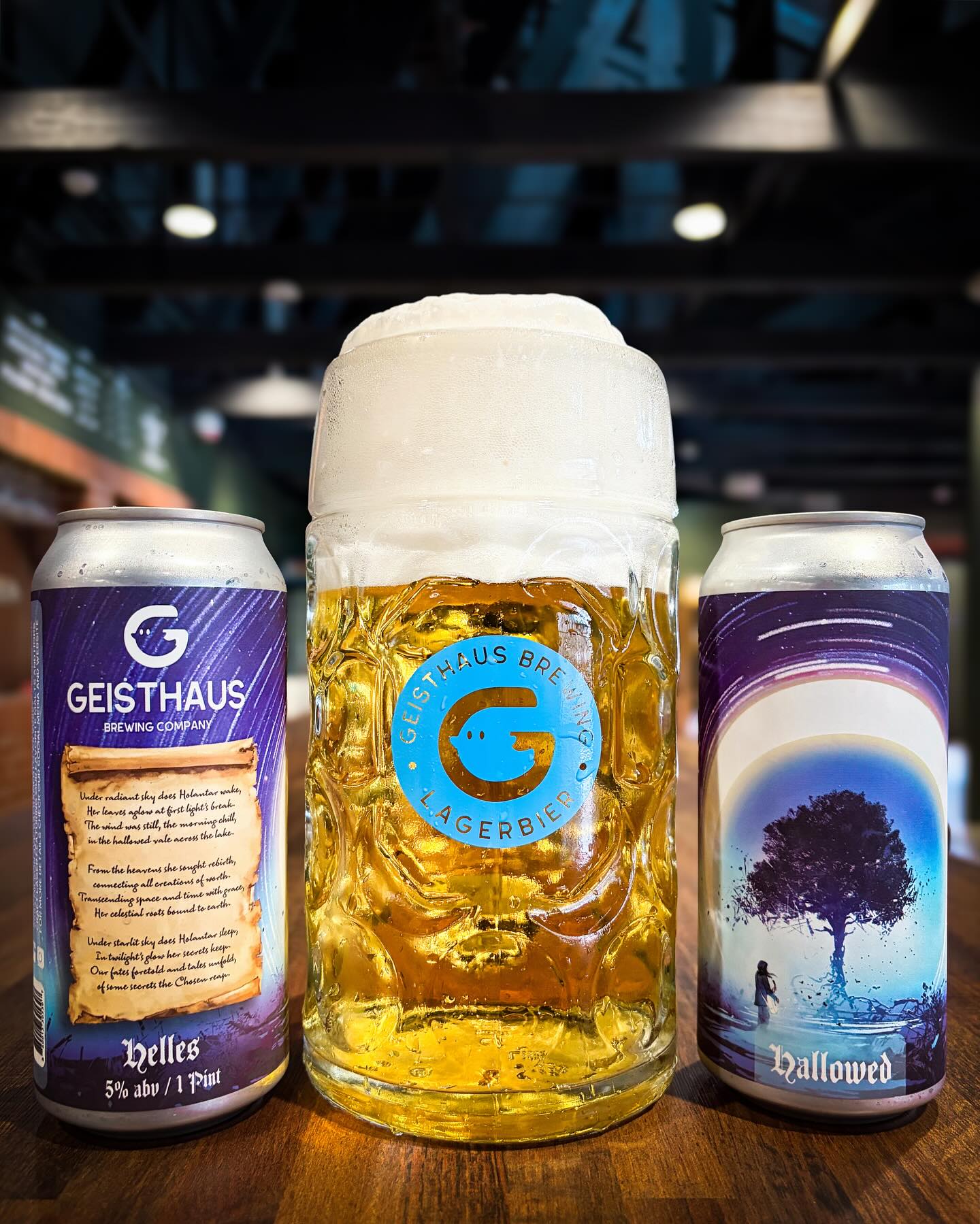 Triple can release today! We are fully stocked up with cans of Helles, Dunkel, and Palingenesis. Things have been flying off our shelves lately, and while we try to always have Helles and Dunkel there is just no guarantee, and Palingenesis won’t be back for a while. So come get it while you can!