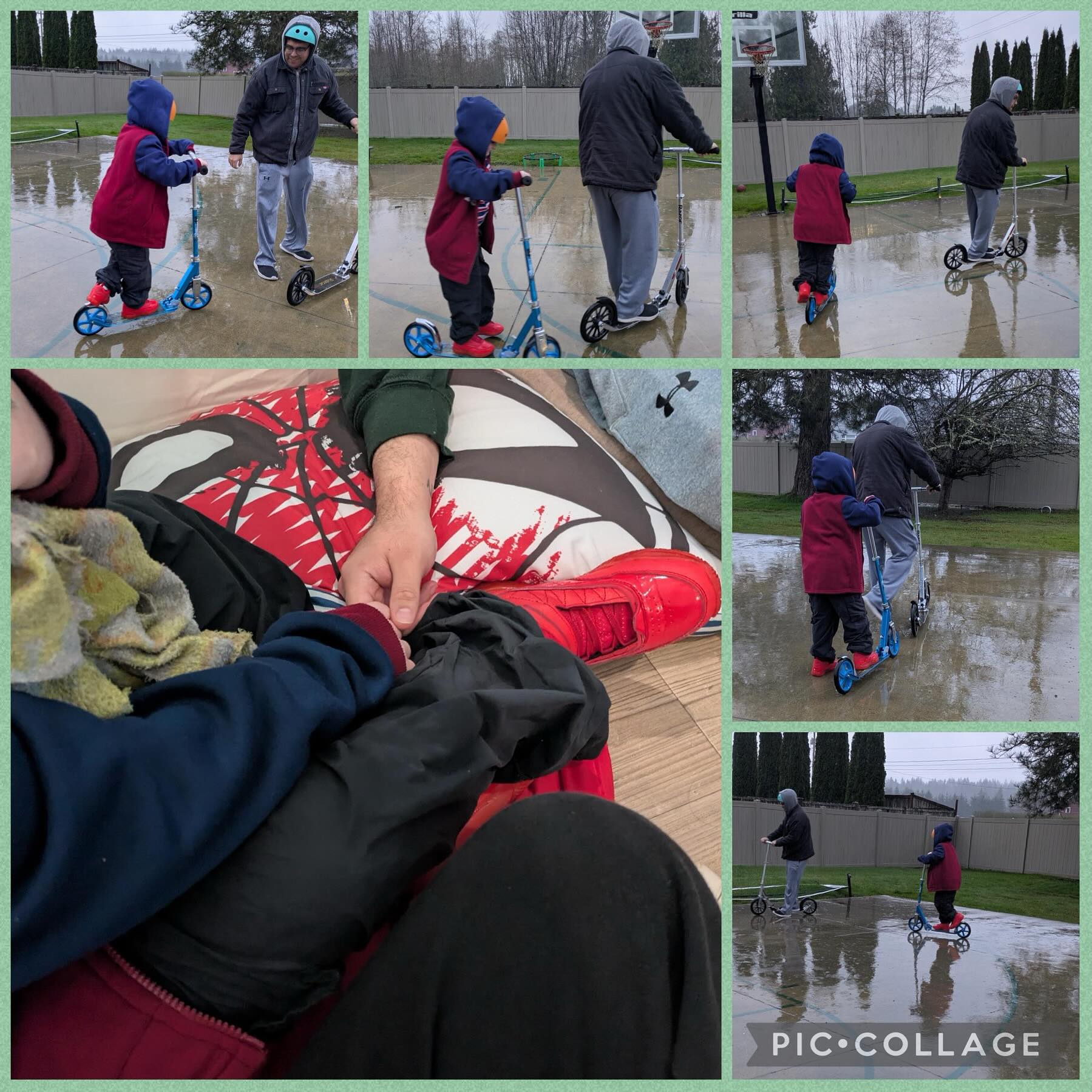 8-year old K had some anxious energy yesterday morning while waiting for his ride to school, so despite the weather, our staff all bundled up to spend their final minutes together getting K’s anxious wiggles out and helping to regulate his body so he could start his day off right!
He also wanted to spend some time in our “calm down” tent, where K asked to hold staff member Edgar’s hand while watching a comforting movie :)
What a gift it is to be able to give a child the space and freedom to express how they are feeling but to also give them just what they need to feel safe and more present to themselves.
Our staff are able to do all this for the children they serve because they have done - and keep on doing - their own good work and self care so they, too, can be present to the kids in their care.
Trauma care & self care…it’s all a necessary part of good foster care and what we practice each and every day at Bridge…for staff and kids alike💝
#traumacare
#selfcare
#fostercare