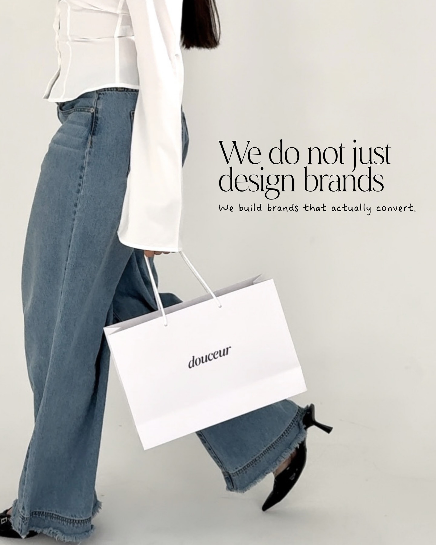 We care a lot about how things look.
But we care even more about what they do.
Because your brand isn’t just there to be “pretty.”
It should:
– attract the right people
– position you at the right level
– and convert attention into enquiries
That’s the difference between a business that feels stuck…
and one that grows consistently.
And it’s exactly why we do what we do.
Not just to design, but to help businesses actually move forward.
If you’re at the stage where you know your business is capable of more,
but your brand isn’t reflecting that yet,
That’s where we come in 🤍
-Ilaria x