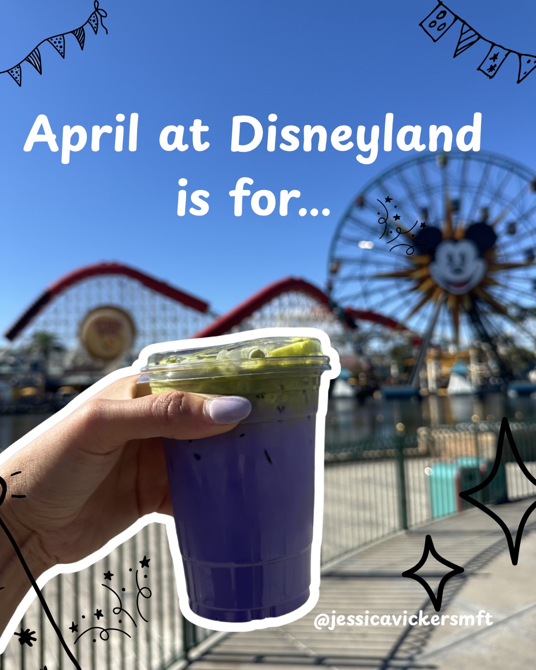 Disneyland this month-
Here’s what I’ll be honoring! What about you? 💖💖
What did I miss?
Share & follow for more liberal therapist content with a lil pixie dust 💫