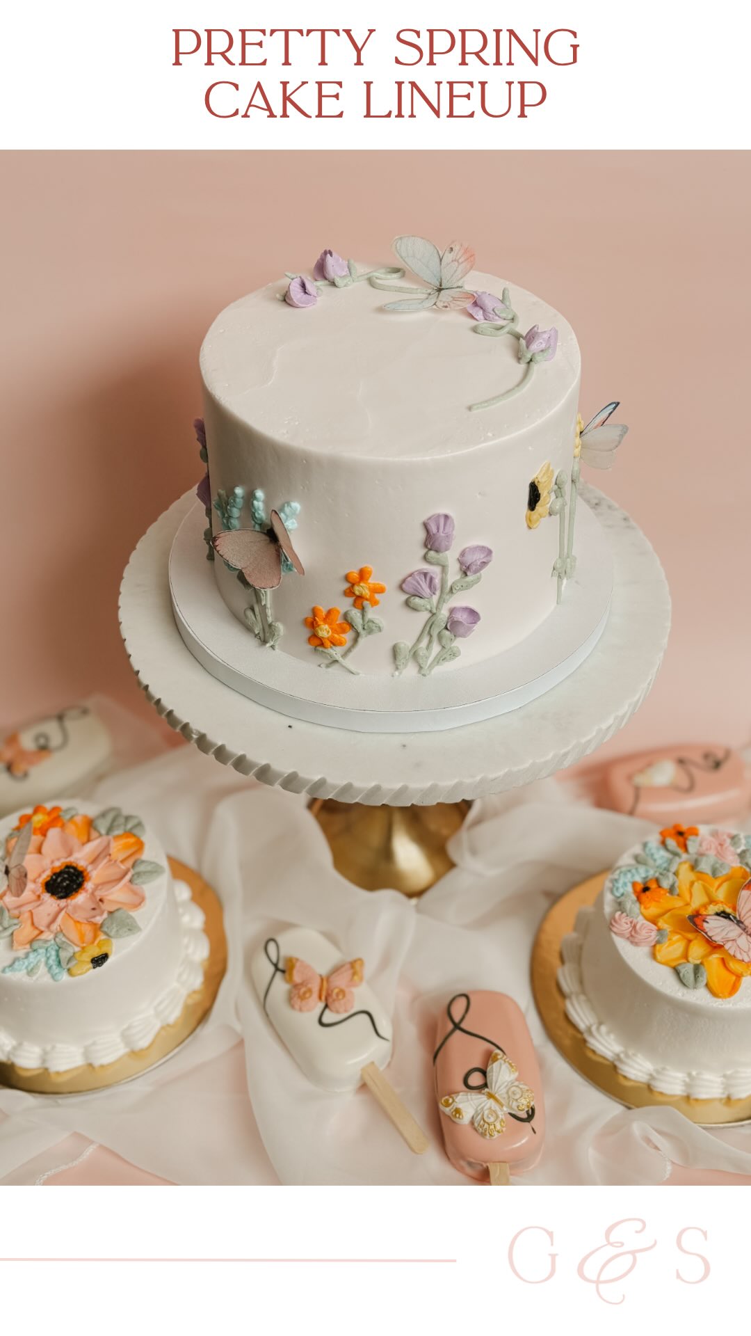Pretty buttercream cakes just living their best life lately 🌸
