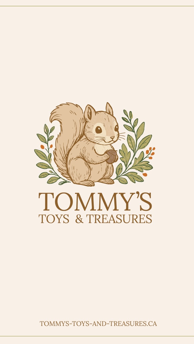 Branding like this is always such a joy to work on because it starts with a bigger vision.
For Tommy’s Toys and Treasures, we built a brand that captures whimsical wonder, creativity, and fun from the very beginning. The squirrel in the logo was inspired by Tommy’s little forest friend, which made the entire concept feel even more personal and full of character.
One of my favourite parts of this project was taking the logo from a hand-drawn sketch and refining it into a final brand identity that could live beautifully across every touchpoint. Seeing it all come together in print, on the storefront, and throughout the shop made the whole brand feel so cohesive and memorable.
This is what I love most about branding. It is never just about creating something that looks nice. It is about building a visual identity rooted in meaning so the brand feels consistent, recognizable, and full of personality wherever people experience it.