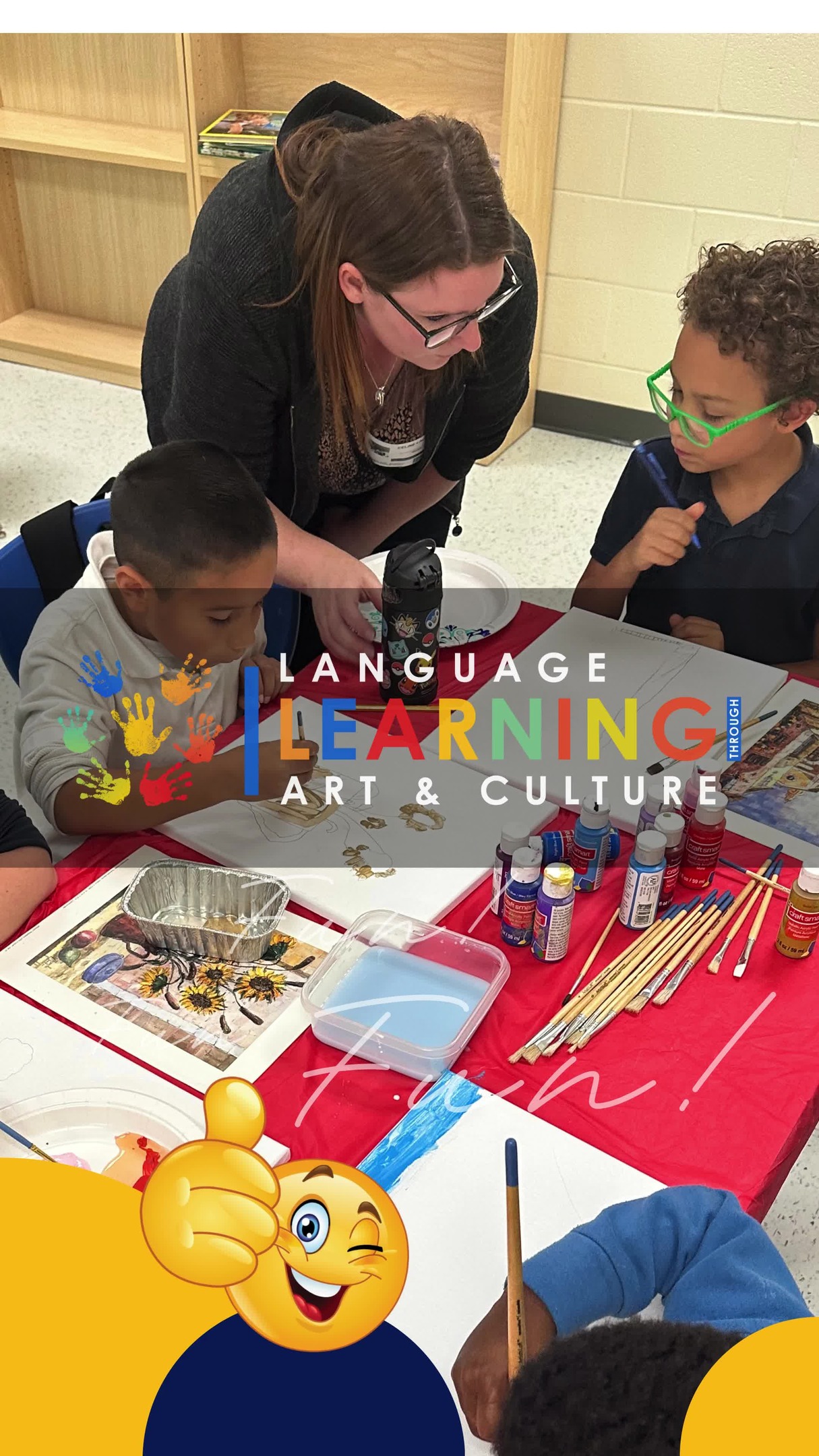 A Creative Program Schools Love!
ㅤ
Our Language Learning Through Art & Culture program brings language, creativity, and global awareness into the classroom.
ㅤ
During this two-hour experience, students recreate a famous artist’s print on canvas while discovering cultural and language connections along the way. The session ends with a heartwarming classroom exhibition where every child’s work is celebrated.
ㅤ
A hands-on program that kids remember and schools value.
ㅤ
Interested in hosting this program at your school?
ㅤ
Learn more here:
https://vist.ly/4xbgy
ㅤ
Do you believe hands-on art helps children connect more deeply with learning?
ㅤ
Learn foreign languages at your own pace!
Let's have FUN Learning!
ㅤ
(704) 780-1188
https://vist.ly/4xbh4
ㅤ
#horseeducationgroup #SchoolPrograms #ArtAndLanguage #CreativeClassroom #CulturalEducation #LanguageLearning