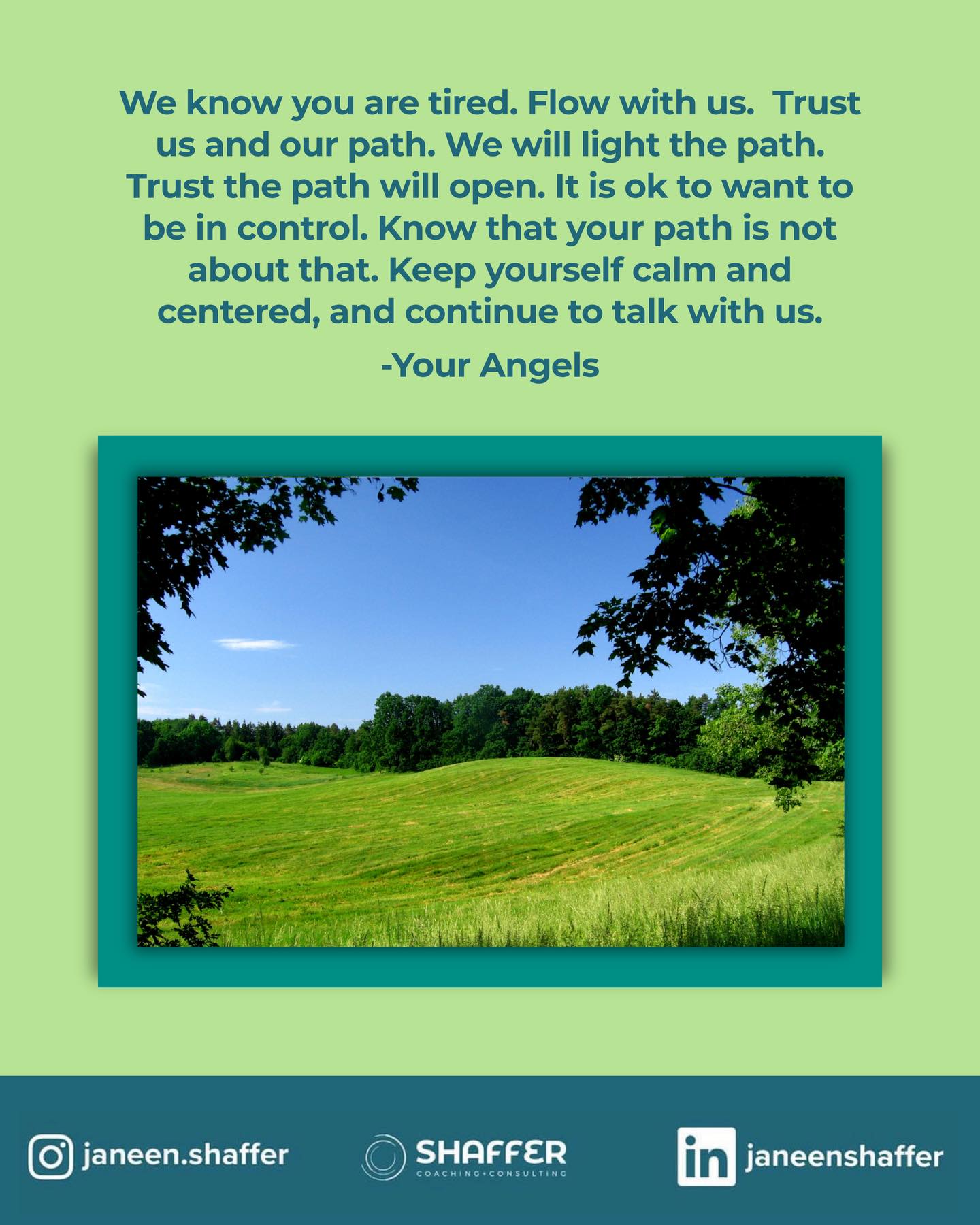 Sometimes the hardest thing to do is let go of control. We want to see the whole path before we take the next step. But life often asks us to trust that the way will reveal itself as we move forward. Even when we’re tired, there is something guiding us toward where we’re meant to be. #trust #transformation #healing #journey #yourangels
