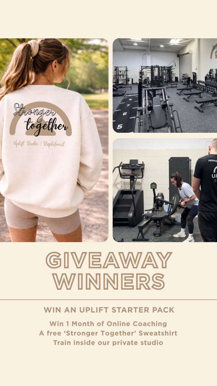 🚨 GIVEAWAY WINNERS 🚨
Massive thank you to everyone who entered, shared and got involved over the last week, the support has been unreal 🙌
We had so many entries, so it’s great to announce the following winners…
🥇 Main Winner: Tina
🥈 Second Winner: Caroline
Drop us a message and we’ll get everything sorted for you 👊
For everyone who didn’t win, don’t sit on the fence. If you’re ready to get started, drop us a message and we’ll get you moving 👊
#upliftstudio #onlinecoaching #fitnessjourney #strongertogether #ptstudio
