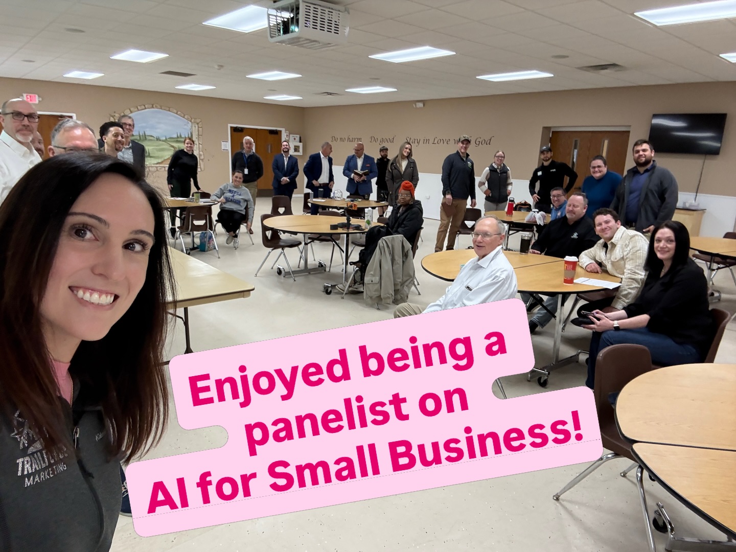 Got to be a panelist this morning talking AI for small business—and wow, that room brought the energy 🔥
We skipped the hype and got into the real stuff:
What AI actually helps with… and where you should NOT be using it.
The best part?
No one was looking for shortcuts—they wanted to do it right. That’s the kind of conversation I’ll show up for every time.
Fun, insightful, and packed with “ohhhh gotta make note of that” moments.
If you were there, drop your biggest takeaway?? 👇