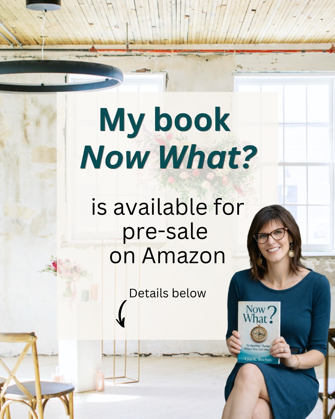 So excited about this book and I can't wait for you to read it!
I've priced it at just $2.99 for the pre-sale ONLY.
Comment "NOW WHAT" below š and I"ll send you the link to check it out (check your DMs) š