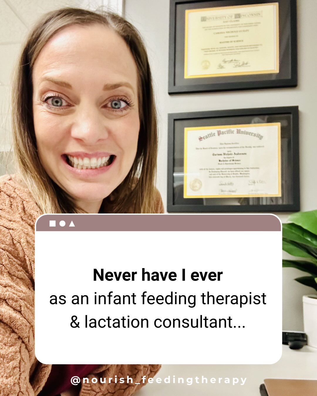 I love this work!!! I love supporting families, and I love bringing the ✨ magic ✨ that helps your babies feel better, move better, and feeding better!