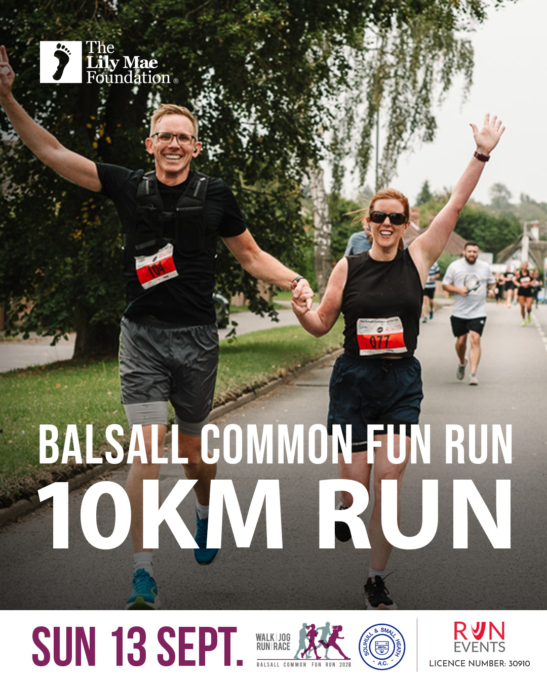 BOOK YOUR 10KM RUNNING PLACE NOW šššā
ā
Do you love to run? Would you like to set yourself a challenge to train for our 10KM run or beat your personal best time. Come and enjoy our Balsall Common's 10KM run and take in the atmosphere on the way round.ā
ā
šļø Sunday 13th September 2026ā
šThe Fun Run will start and finish at Balsall Common Primary Schoolā
ā° START TIME FOR 10KM RUN: 12.00 noonā
ā
Click the link in our bio to book your run place.ā
All race numbers and pre-paid for t-shirts are given out on the day.ā
ā
This yearās Runs are supported by Solihull and Small Heath Athletic Club and Balsall Common Primary School.