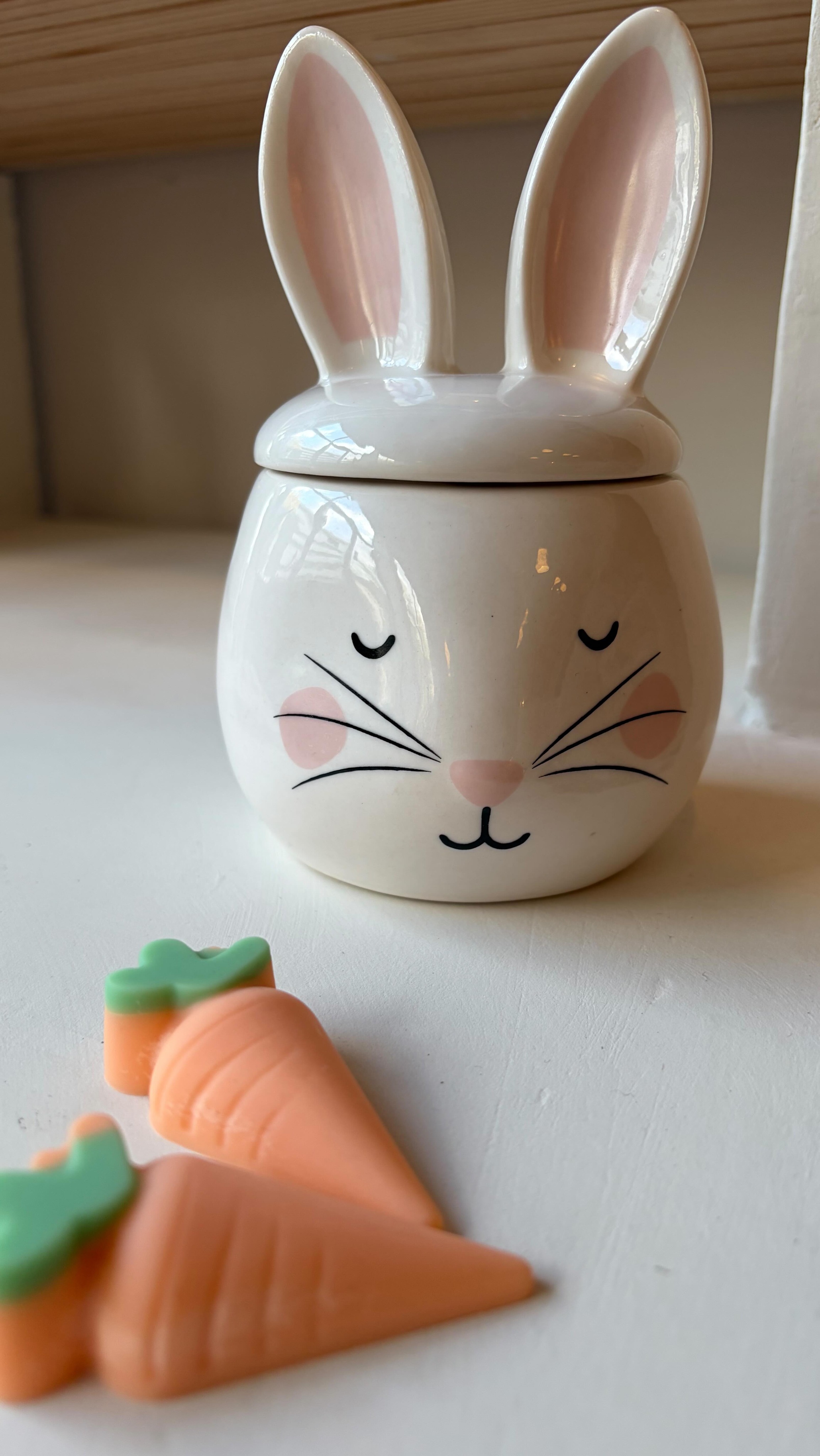 — PÂQUES 🐣
Cette semaine je me suis amusée à créer des petits fondants parfumés format carottes 🥕 pour les fêtes de Pâques ! 🐣
J’ai adoré réaliser les coloris et voir prendre forme ces petites miniatures, odeur fruits du verger 🤭
Il me reste deux paquets à la boutique - au doux prix de 8€ les 50g de fondants parfumés ✨
Le lapin brûleur est un exemplaire unique, à prendre ou à laisser avant vos fêtes de famille 🤭
#paques #fondantsparfumés #talange