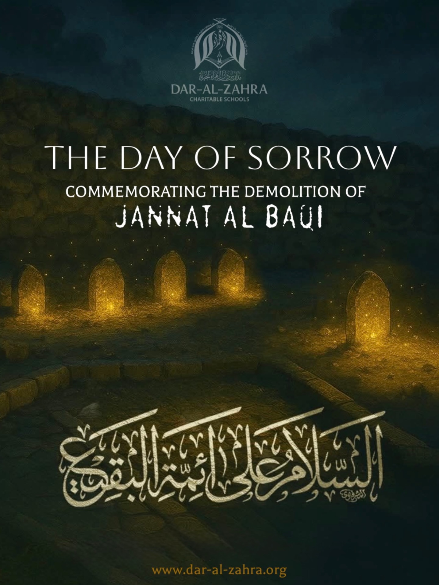 8th Shawwal — The Day Baqi Was Demolished
We pray for the reappearance of Imam al-Mahdi (a.j.f.)& the restoration of the shrines of the A’immah of Baqi (a.s.).