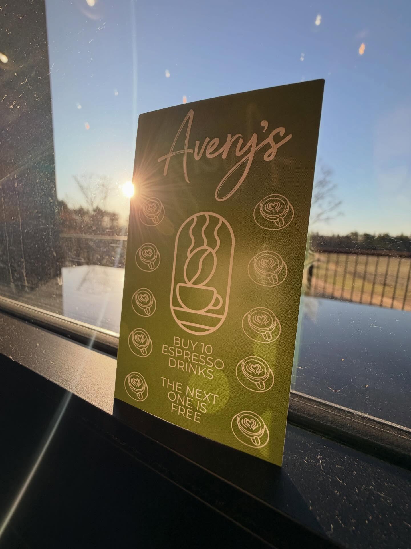 Your coffee just got even more rewarding ☕️✨
Avery’s Vineyard View Cafe now has punch cards! Buy 10 espresso drinks and your next one is on us 🙌
Come sip with a view 🌿We’re open every Saturday & Sunday starting at 8am!
#averyscafe #avvc #coffeebar #vineyard #newhampshire