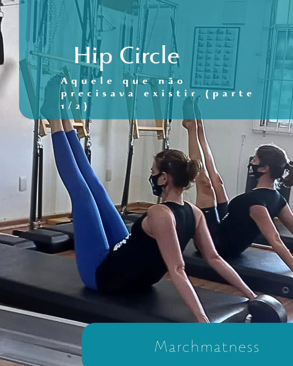 Eu tenho uma máxima que diz: No Teaser começa a "M", ou seja, pedreira. Do Teaser em diante, amigos, sugiro reza forte!
Se o Teaser é de tirar o sossego da gente, esse tira a alma. Na boa, precisava disso, Sr. Pilates???
Enfim, o Hip Cicle veio para testar se nós estamos levando a parada a sério. De cara a gente identifica o Teaser e o Corkscrew. Pô, um Corkscrew invertido é de "fud...".
Pronto, já extravasei! Vou tentar de novo: Enfim, Teaser 2, né galera! Onde começa: Elephant? Talvez. Hundred? Também. Single Straight Leg Stretch? Também. Todos os exercícios que podemos lembrar? Também. Rs.
E como o Corkscrew pode nos ajudar? Bom, se ainda não achamos o centro no Corkscrew, vai ficar muito difícil achar aqui. O Corkscrew também deve nos ensinar a não achatar a cintura, ele é rotação e não flexão lateral. E é bem difícil compreender isso. Ele testa nossa atenção e percepção do corpo. Gostando ou não faça o Corkscrew. Ah, e os demais exercícios de rotação, claro!
Além disso, estamos usando a série em pé do Magic Circle? Como está nosso arms back? Com Magic e no Stomach Massage? Como anda o Chest Expansion? Mãos para baixo e para trás, abrindo o peito e achando a cintura escapular ao invés de que? Das extremidades! Isso tudo vai nos ajudar no apoio dos braços e veja, não é apenas sobre flexibilidade! Nunca é. Pessoas super flexíveis são as que mais sofrem para se encontrar em vários exercícios e também com os apoios, pois para elas é muito fácil "sentar" nos punhos e cotovelos.
O que eu quero dizer é que não é fácil pra ninguém. Está todo mundo lutando e aprendendo para fazer este exercício que não é de Deus.
Bom, didaticamente existe uma forma mais simples de introduzir que é o Cancan. Sempre mostro meu amor pelo Cancan, porque apesar de não ser fácil, ele suaviza bastante. Use-o.
Na foto, eu e @marjori.am , que além de Deusa é minha amiga de longa data, na formação A Fundação no @ferazpilates .