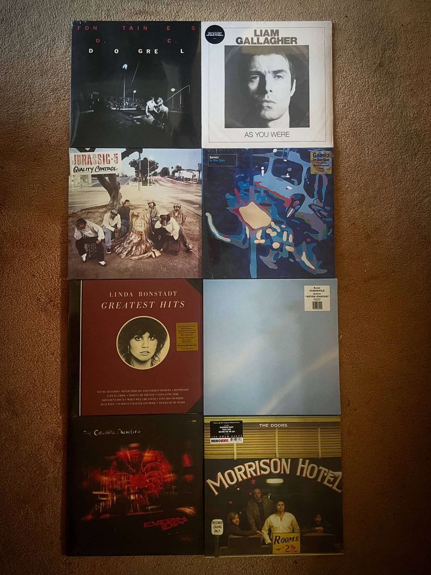 Boy, is our face red.
We’ve been wondering why a stack of great records haven’t been moving… turns out, they weren’t even on the e-store.
Hard to sell something no one can see.
They’re live now — go give them the attention they deserved all along.
Fontaines D.C.
Liam Gallagher
Jurassic 5
Gomez
Linda Ronstandt
Turnstile
The Cinematic Orchestra
The Doors
#vinylrecords #vinyl #vinylselection #albumsstillmatter