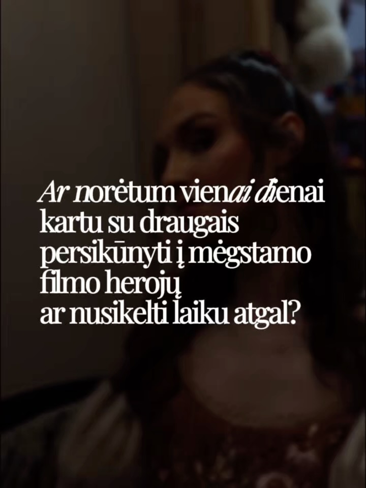 KONKURSAS. Ar norėtumėte vienai dienai kartu su draugais persikūnyti į mėgstamų filmų herojus ar nusikelti į kitą laikmetį?
Vienai draugų kompanijai norime padovanoti šią galimybę.
Mes suteiksim kostiumus. Jūs - sukursite savo istoriją ir prisiminimus. Tai gali būti pasivaikščiojimas mieste ar piknikas tarp žydinčių sakurų.
Mainais prašysime tik vieno, įamžinti šią patirtį ir pasidalinti ja su „Tėja salonu“.
Kaip dalyvauti? Sek ,,Tėja salono” paskyrą, pamėk šį įrašą ir komentaruose pažymėk 3–4 draugus, su kuriais norėtum tai patirti.
Laimėtojus skelbsime balandžio 7 dieną.
Išlaisvinkite savo alter ego. 🎭