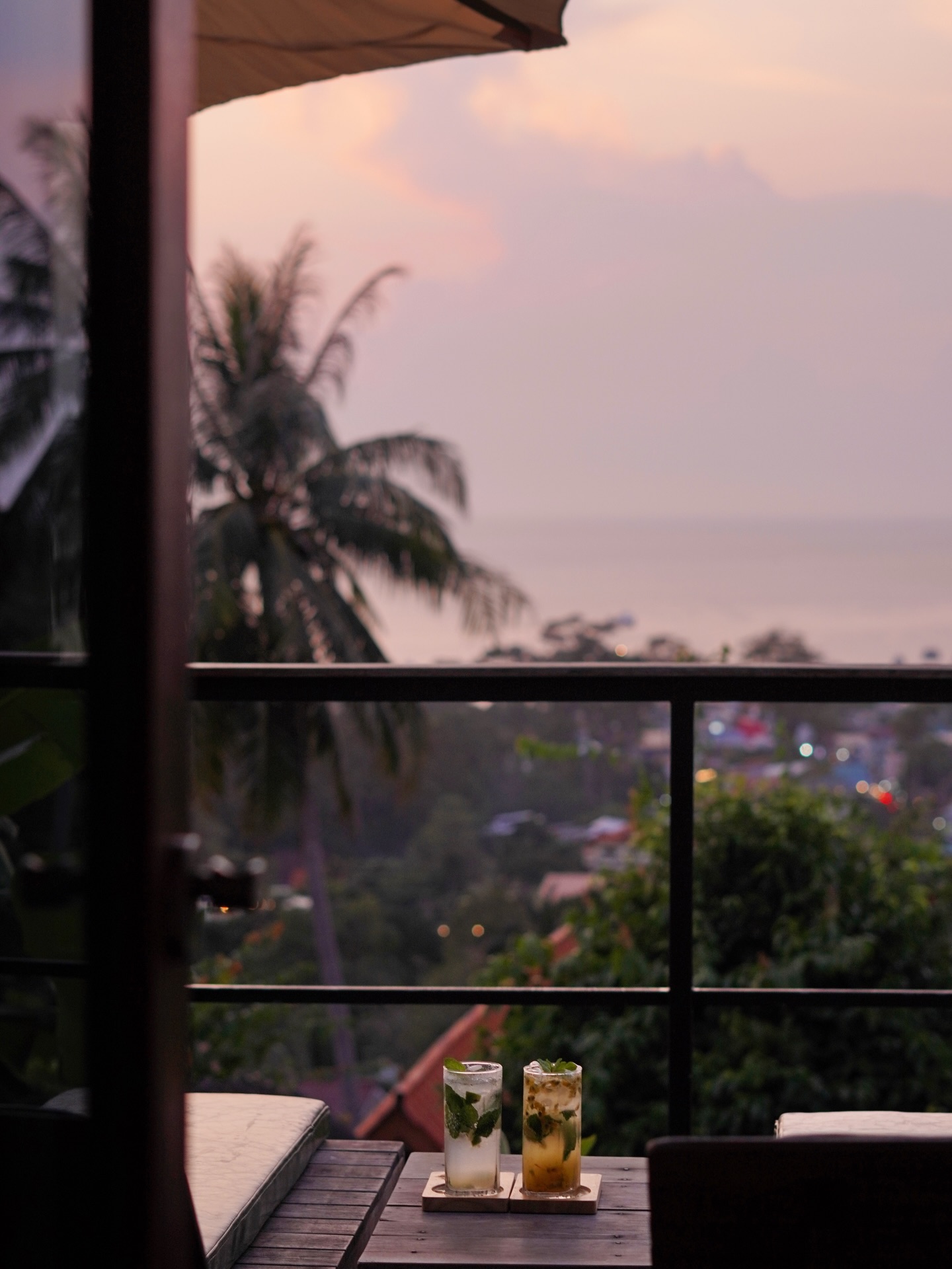 Cocktails on the terrace just hit different🍹🌴
#SecretGardenEcoPoolVillas#LuxuryVilla#ecofriendlyhotels#KohTao#IslandLife