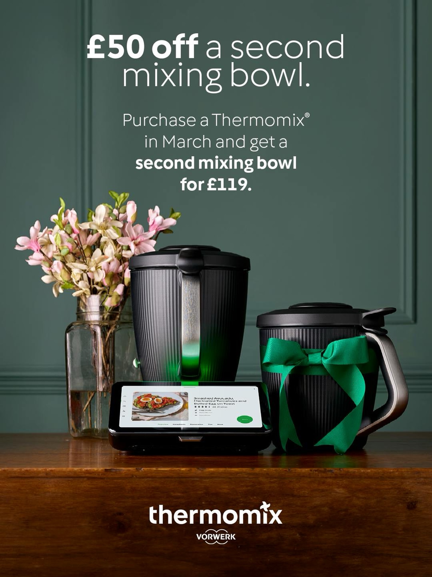 ⏰ Final call for the March deal! ⏰
The March promotion wraps up this Tuesday, so if the Thermomix TM7 with the second bowl bundle has been on your mind… now’s the moment to grab it!
This is genuinely one of the most in-demand offers of the year—people wait specifically for this one to roll around!
And it’s easy to see why. A second bowl is a total upgrade to your cooking flow:
✨ Make two parts of a recipe without stopping to wash up
✨ Keep one dish warm while prepping the next
✨ Great for allergies, separate meals, or quick batch cooking
If you’re even a tiny bit tempted, drop me a message before Tuesday. I’ll send you all the info, including interest‑free payment options.
And feel free to pass this on to anyone who needs a Thermomix (plus a second bowl!) in their life. 💌