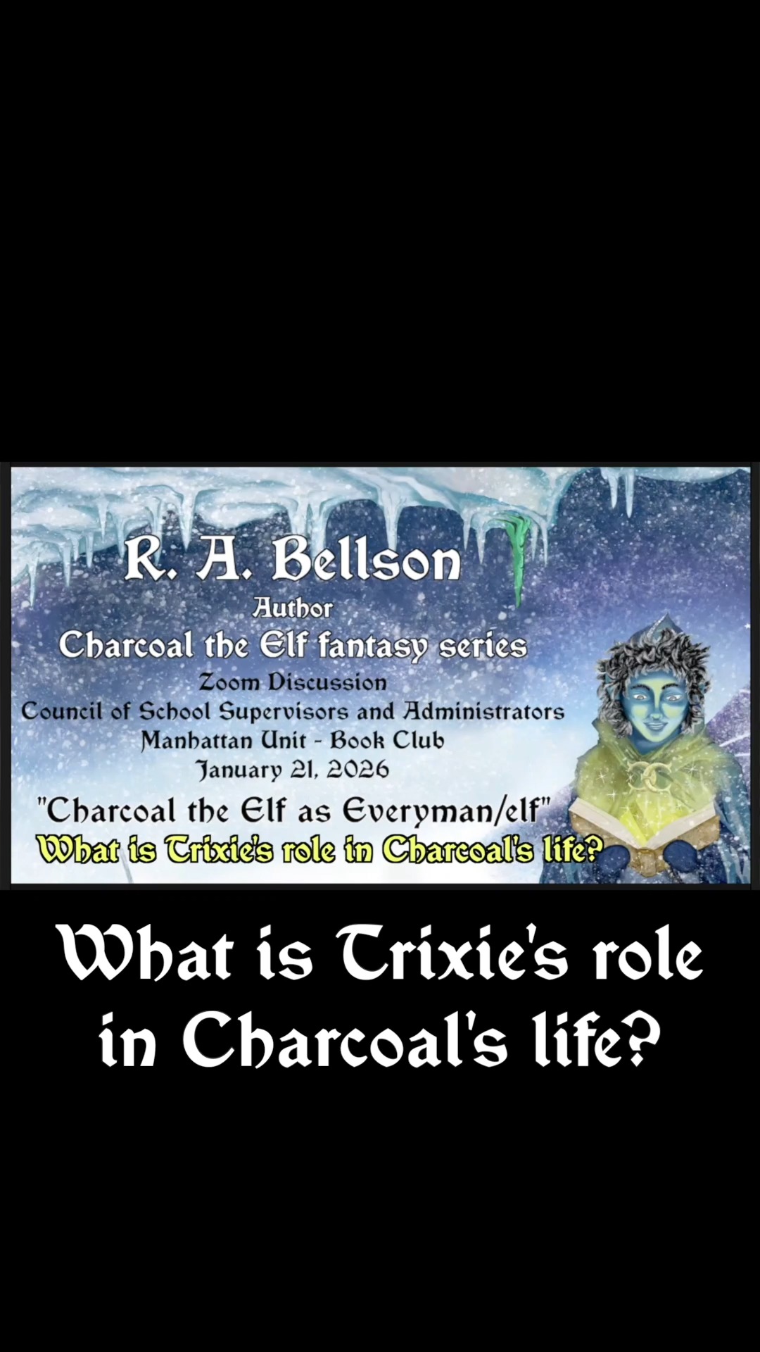 Why is Trixie SO crucial in Charcoal's story? Here's what author R. A. Bellson thinks...